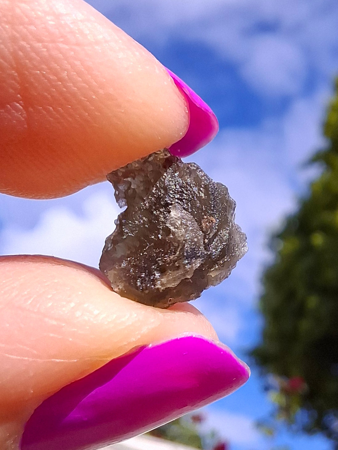 Moldavite Piece, 0.65g, Tektite (Ref: 1459)