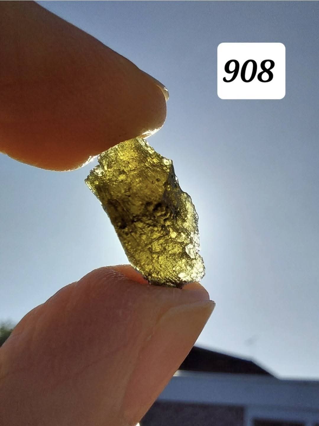 Moldavite Piece, 1.15g, Tektite (Ref: 908)