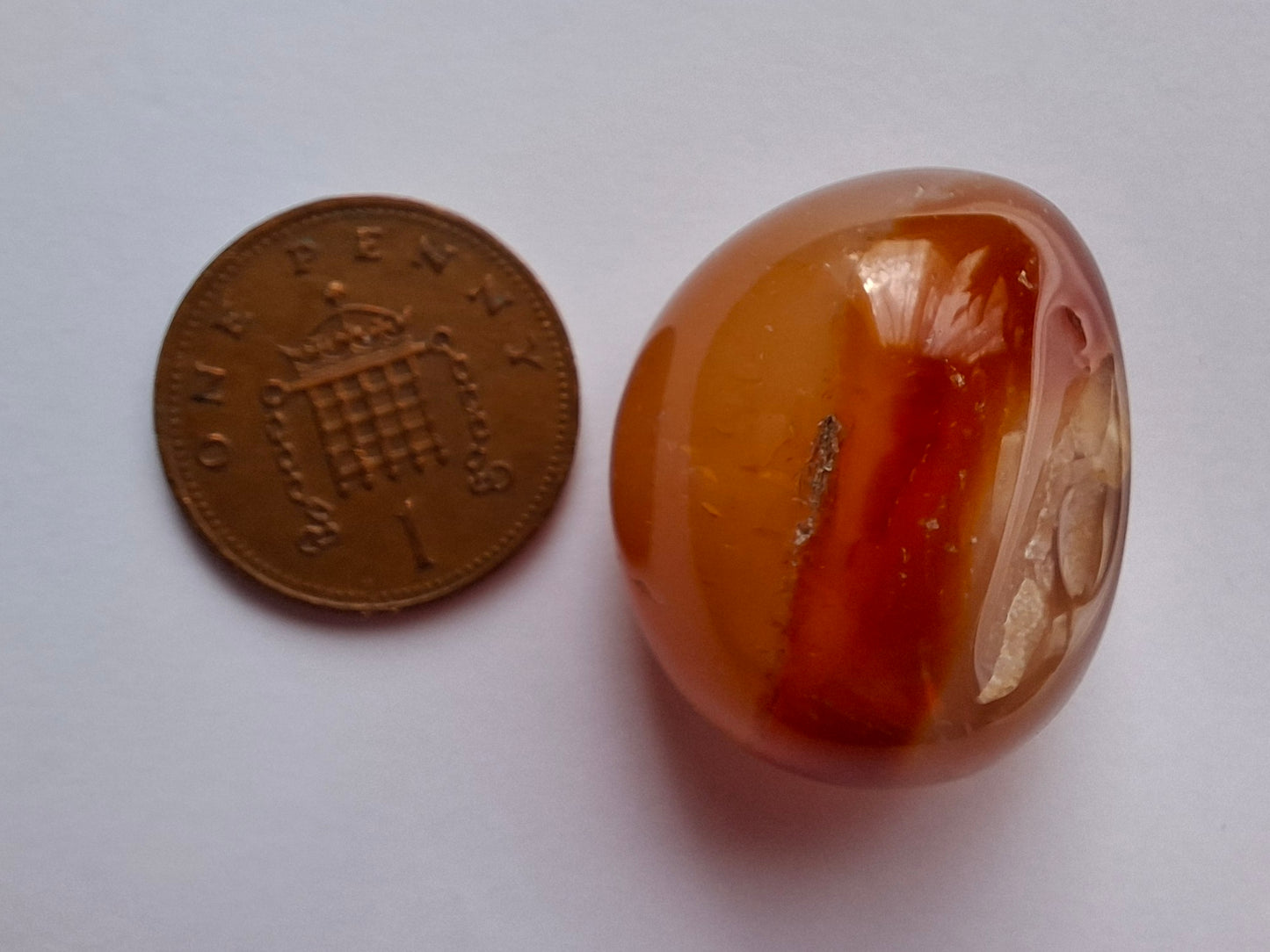 Carnelian, Tumble Stone, Crystal (Ref: T66)