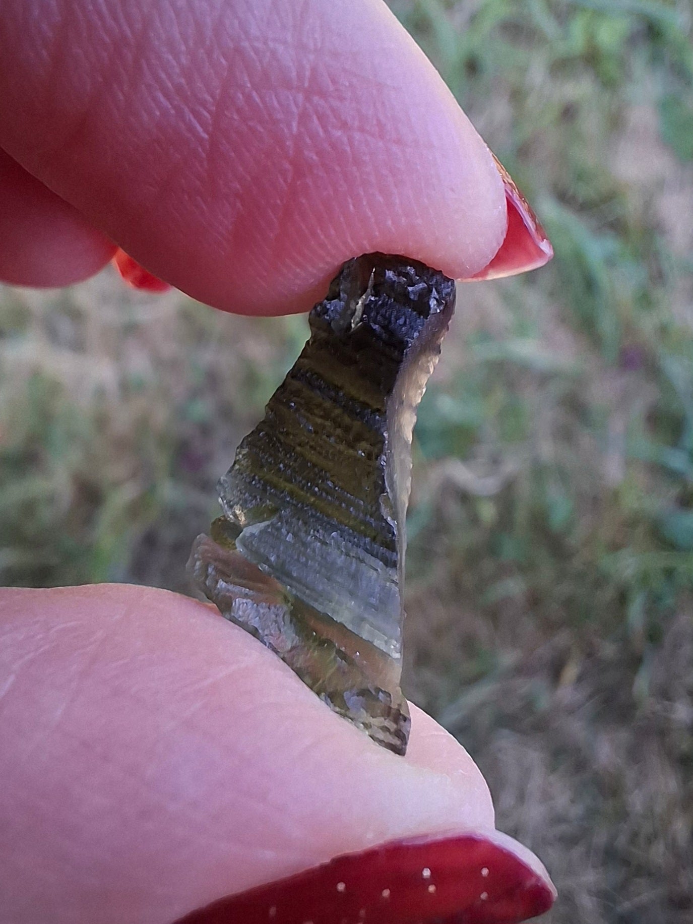 Moldavite Piece, 1.25g, Tektite (Ref: 1470)