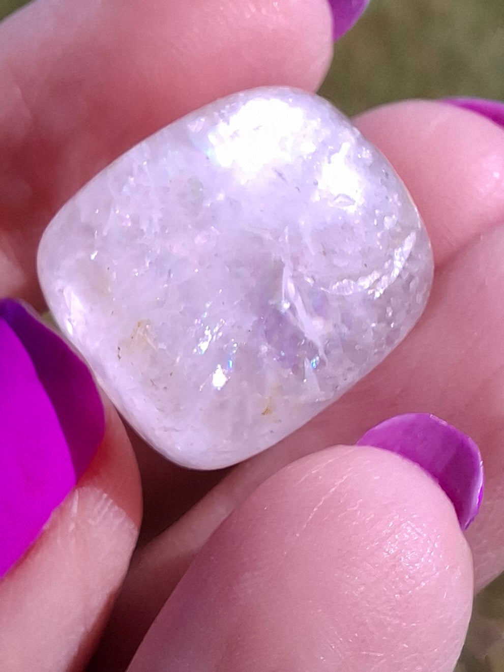 Clear Quartz, Tumble Stone, Crystal 🌈 (Ref: T26)