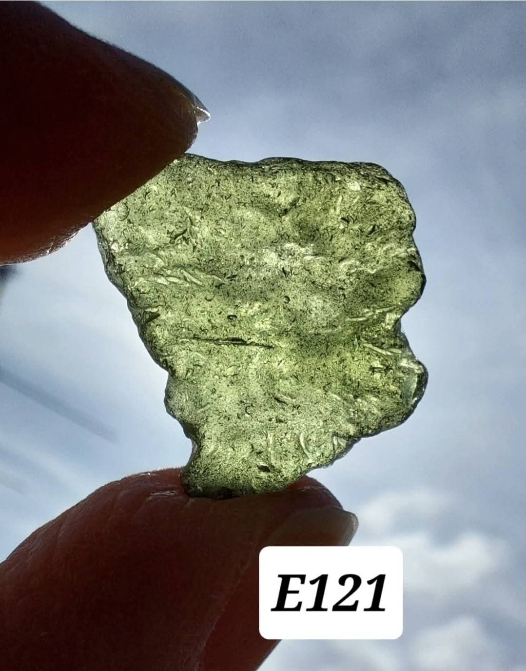 Moldavite Piece, 2.78g, Tektite (Ref: E121)