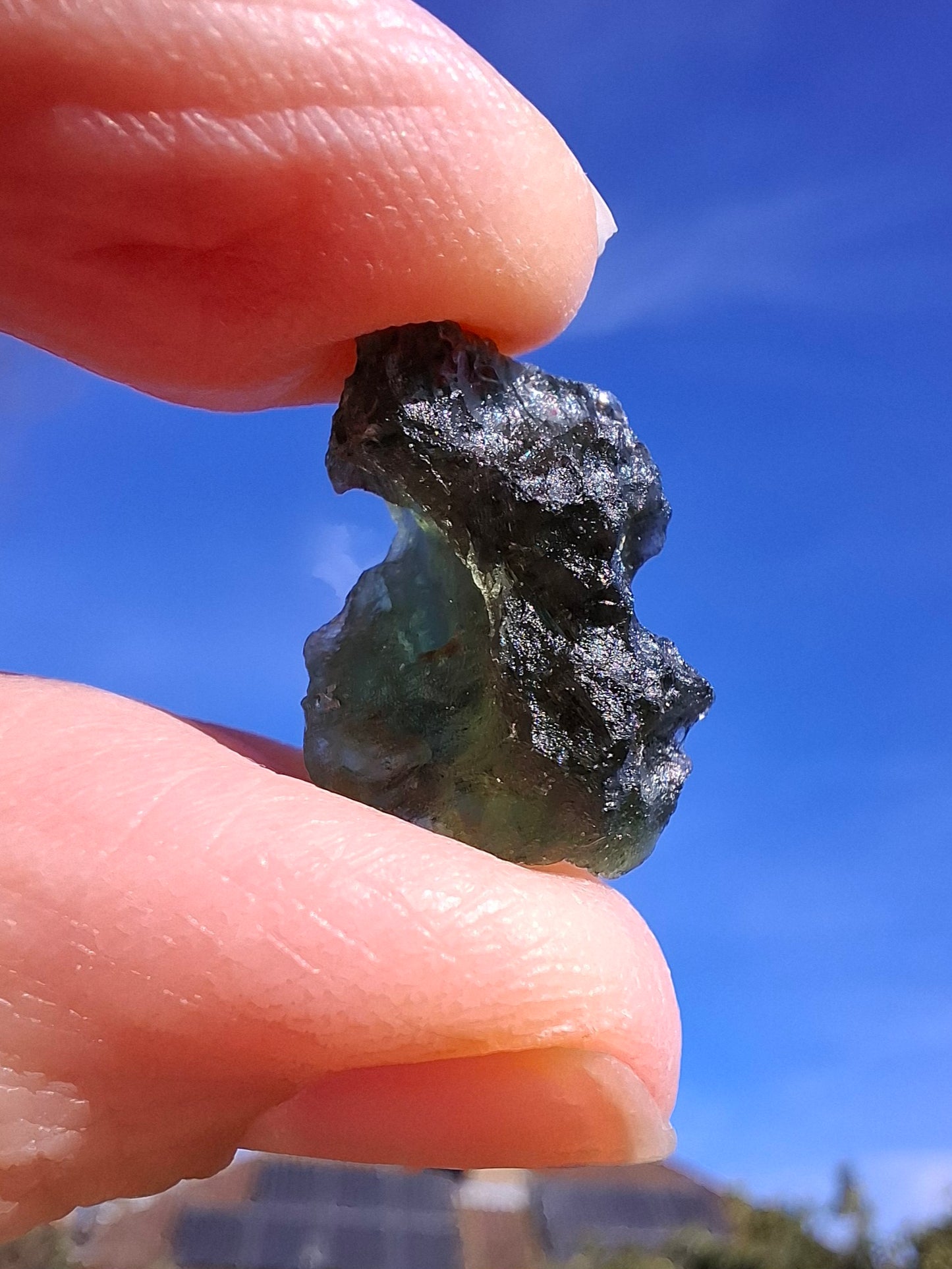Moldavite Piece, 2.18g, Tektite (Ref: 1337)