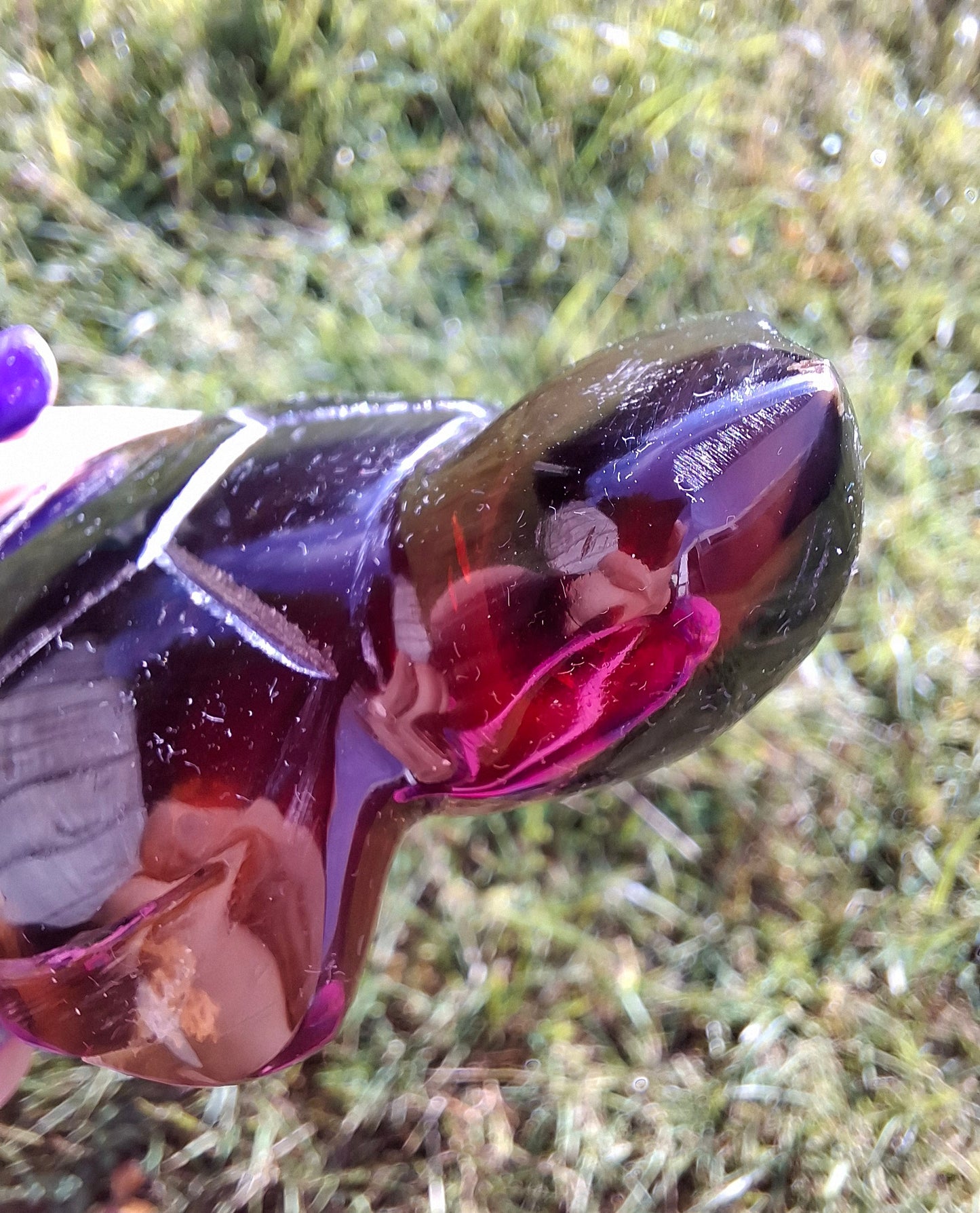 Red Amber Turtle, 52.00g, Carving, Fossil (Ref: TT3)