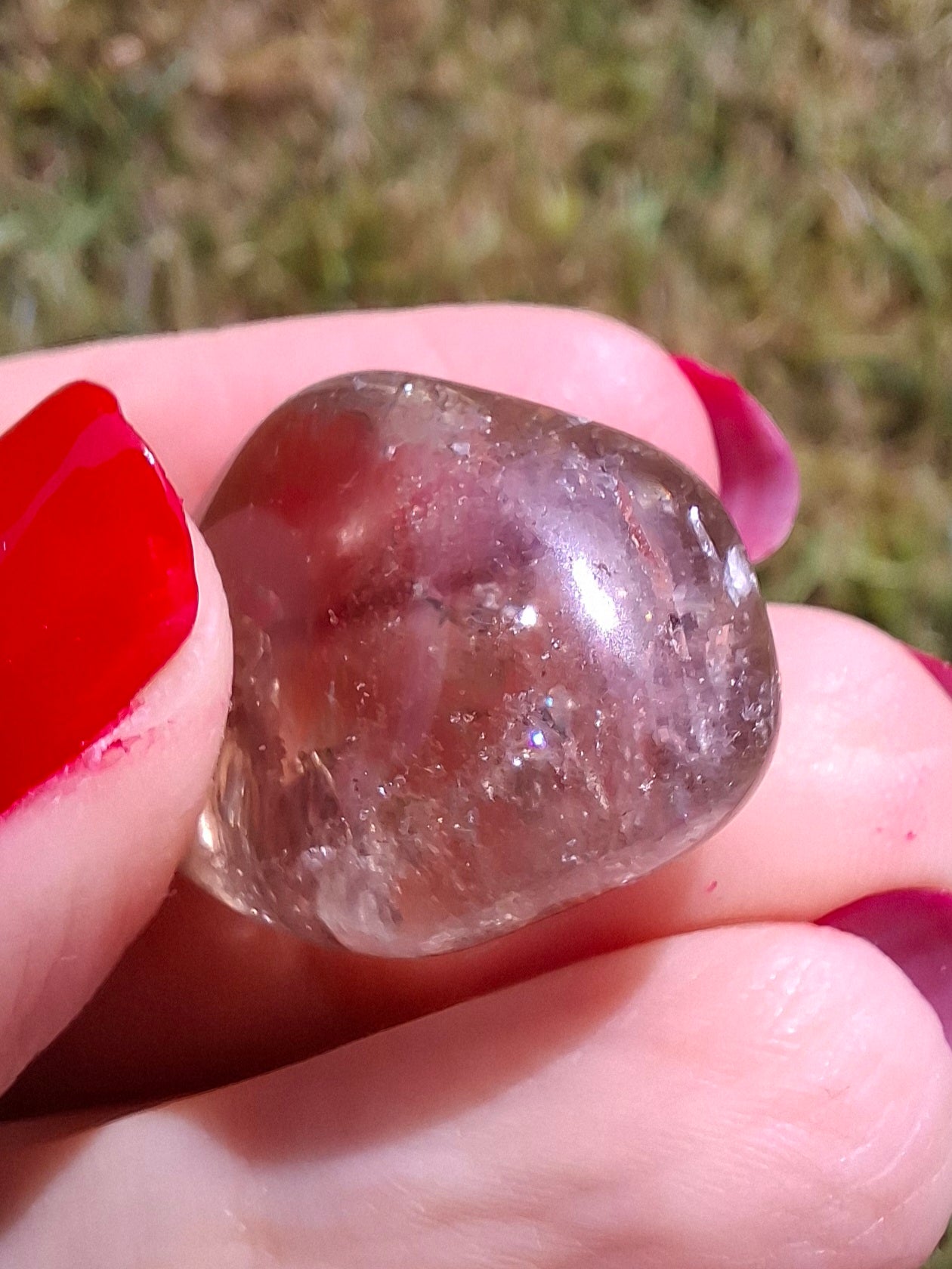 Smoky Quartz, Tumble Stone, Crystal 🌈 (Ref: T103)