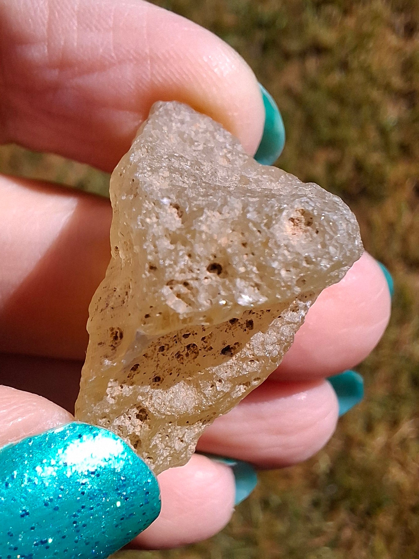 Libyan Desert Glass Piece, 10.15g, Tektite