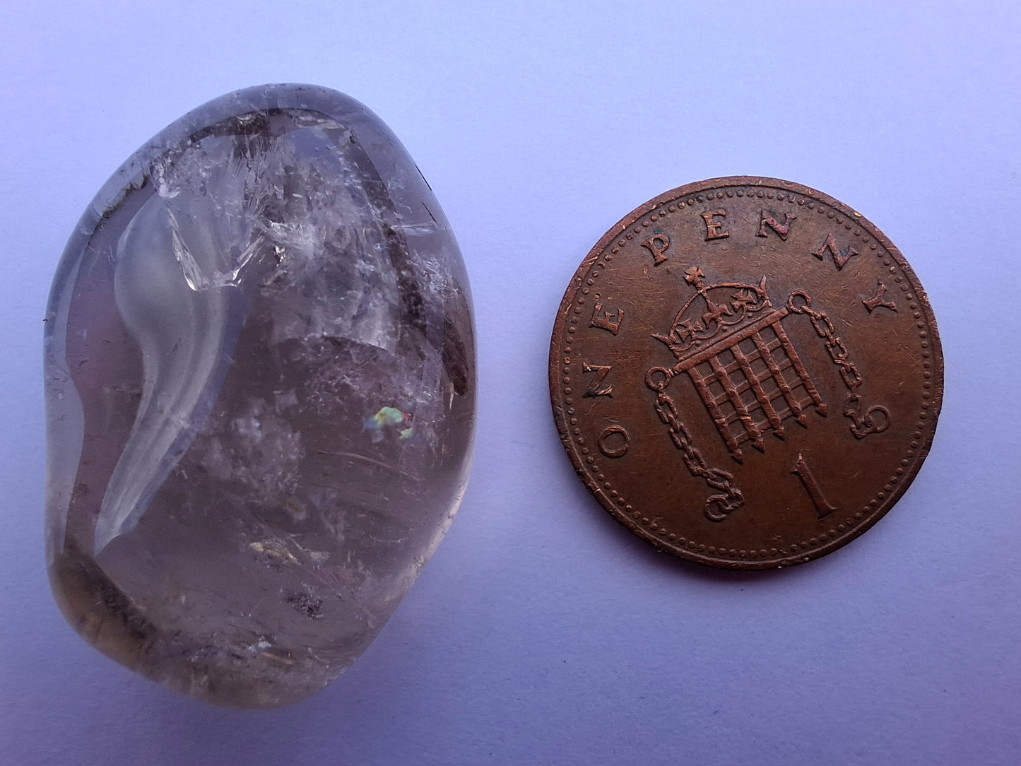 Smoky Quartz, Tumble Stone, Crystal 🌈 (Ref: T103)