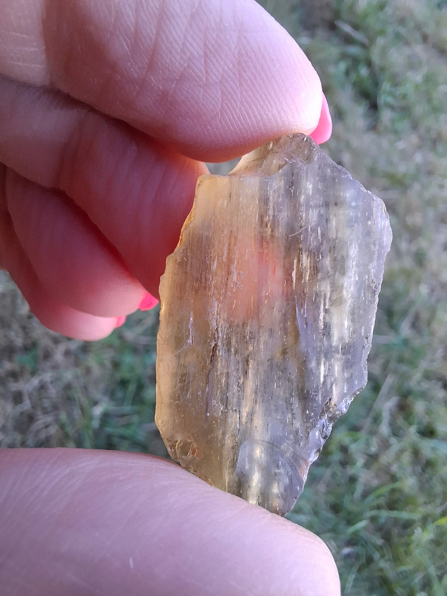 Libyan Desert Glass (darker) Piece, 8.34g, Tektite (Ref: L1370)
