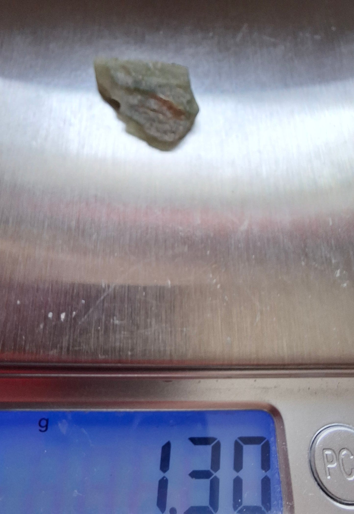Moldavite Piece, 1.30g, Tektite (Ref: 1434)
