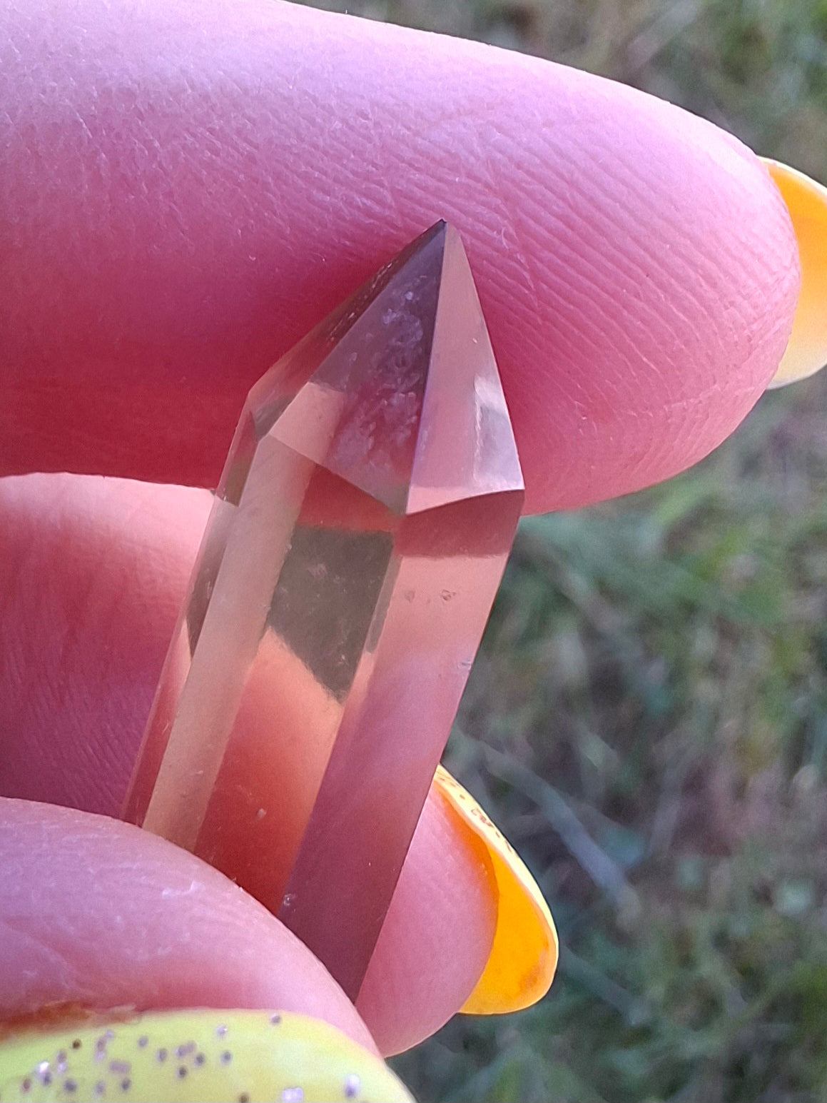 Libyan Desert Glass DT Carving, 4.68g, Tektite (Ref: LDT7)