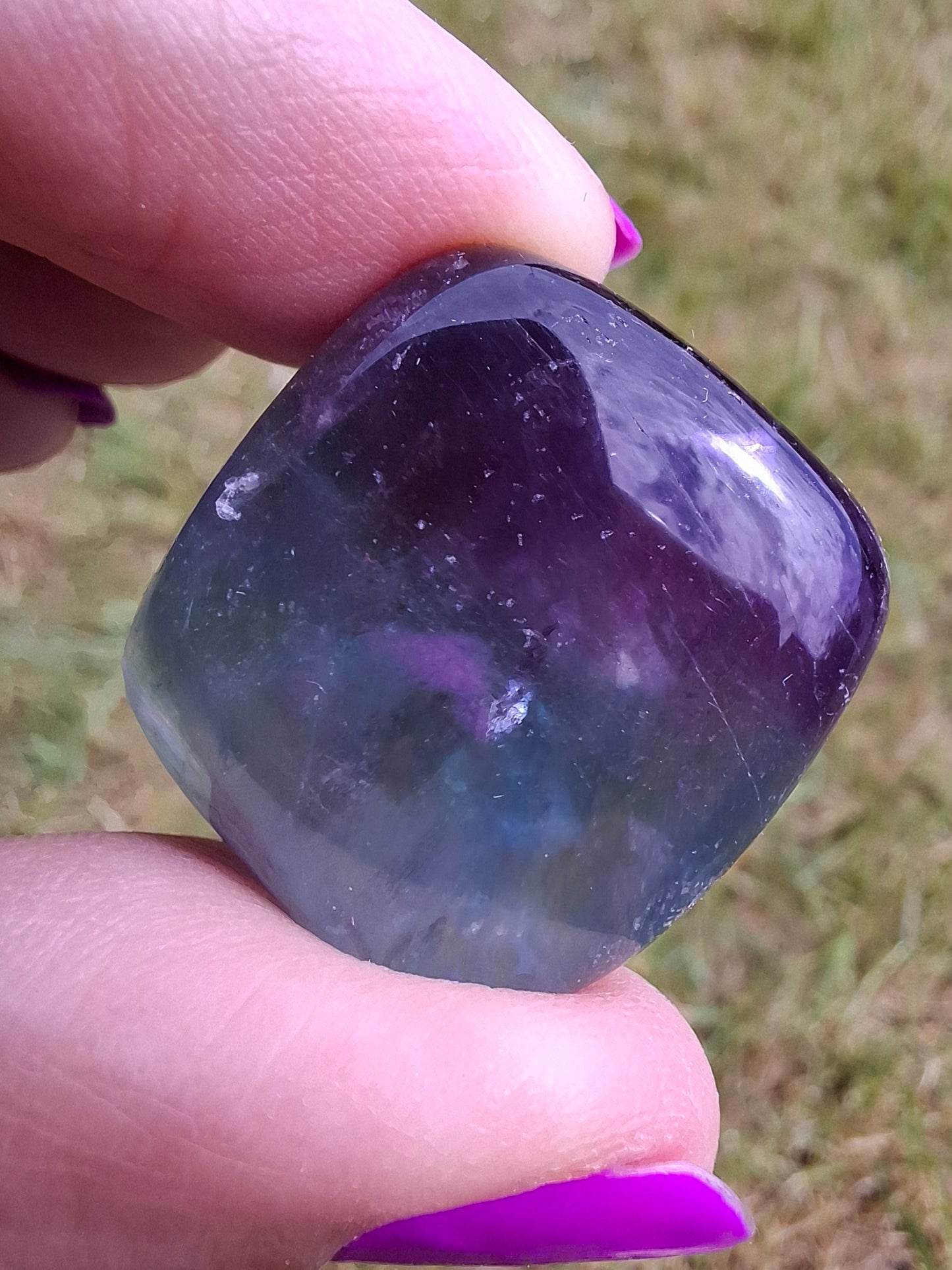 Fluorite, Tumble Stone, Crystal (Ref: T55)