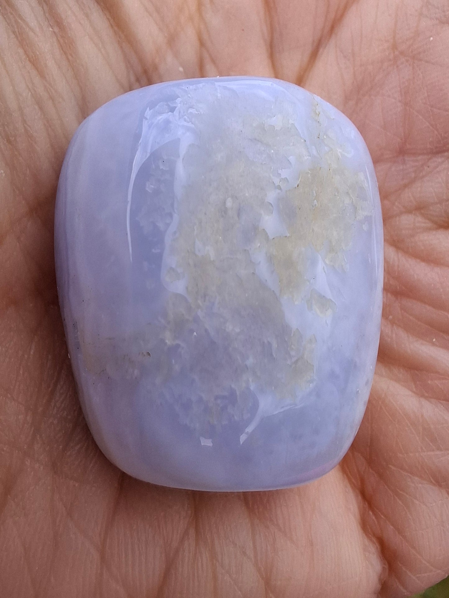 Blue Lace Agate, Tumble Stone, Crystal (Ref: T142)