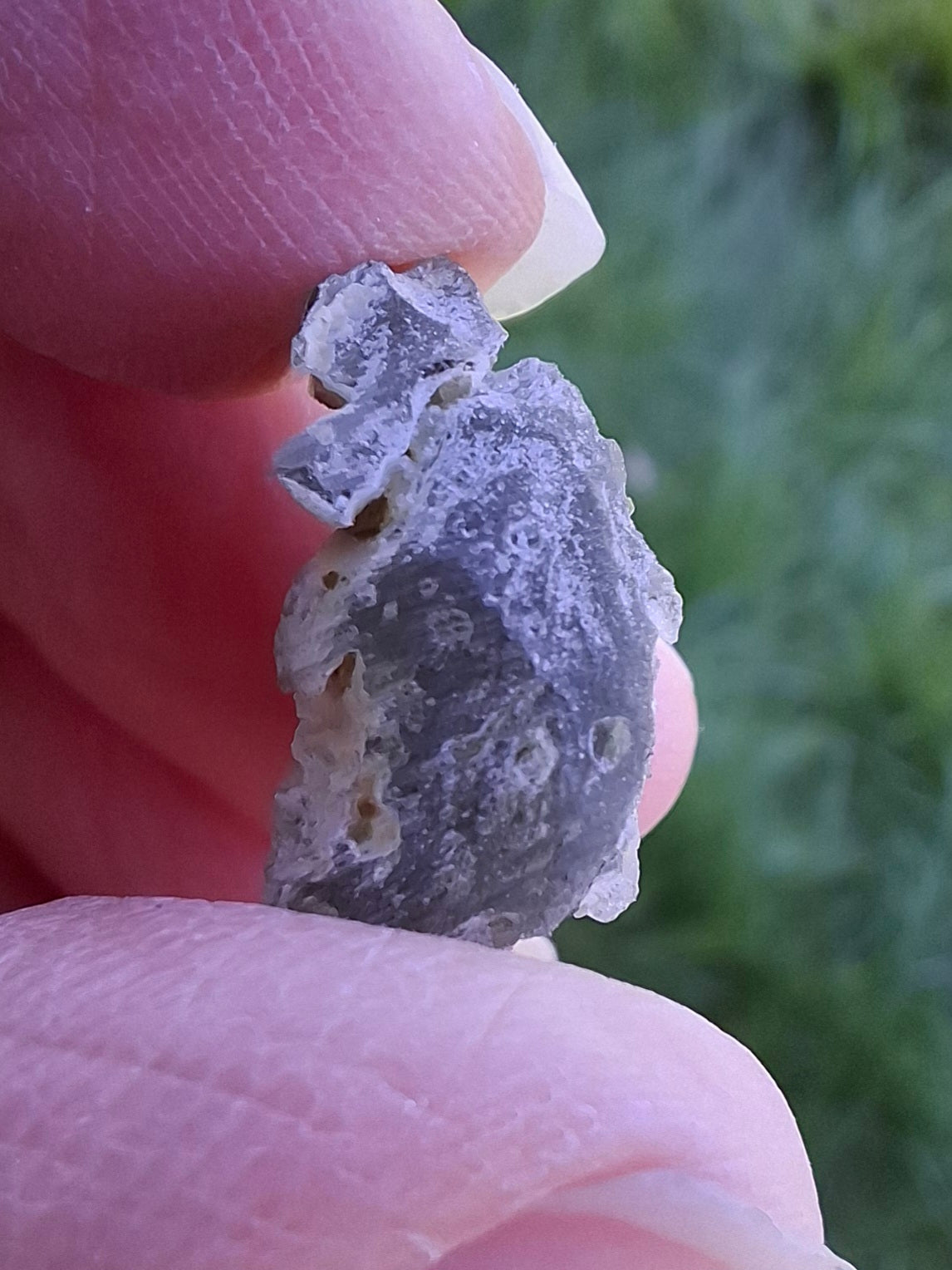 Moldavite Piece, SNOWFLAKE, FROSTED, BARTOCHOV, 3.00g, Tektite (Ref: 1370)