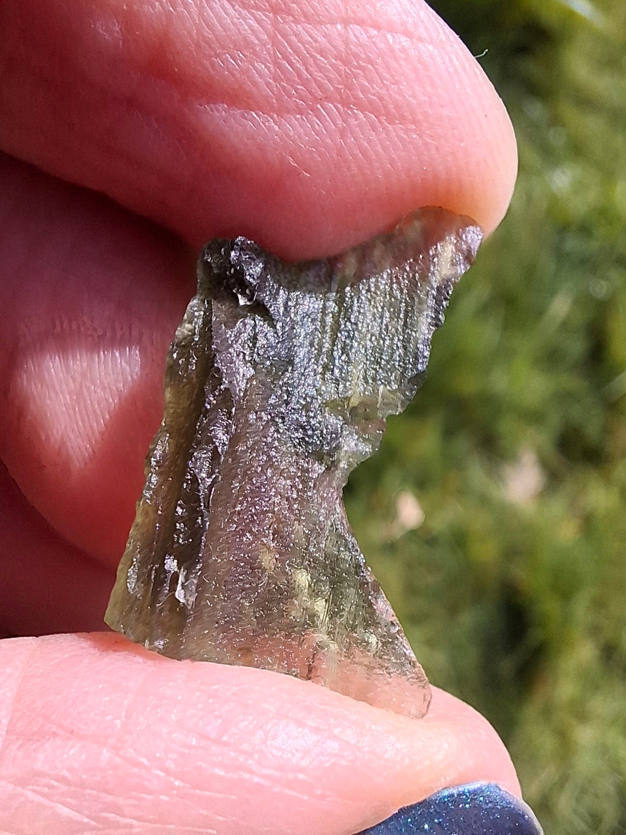 Moldavite Piece, 1.07g, Tektite (Ref: 1394)