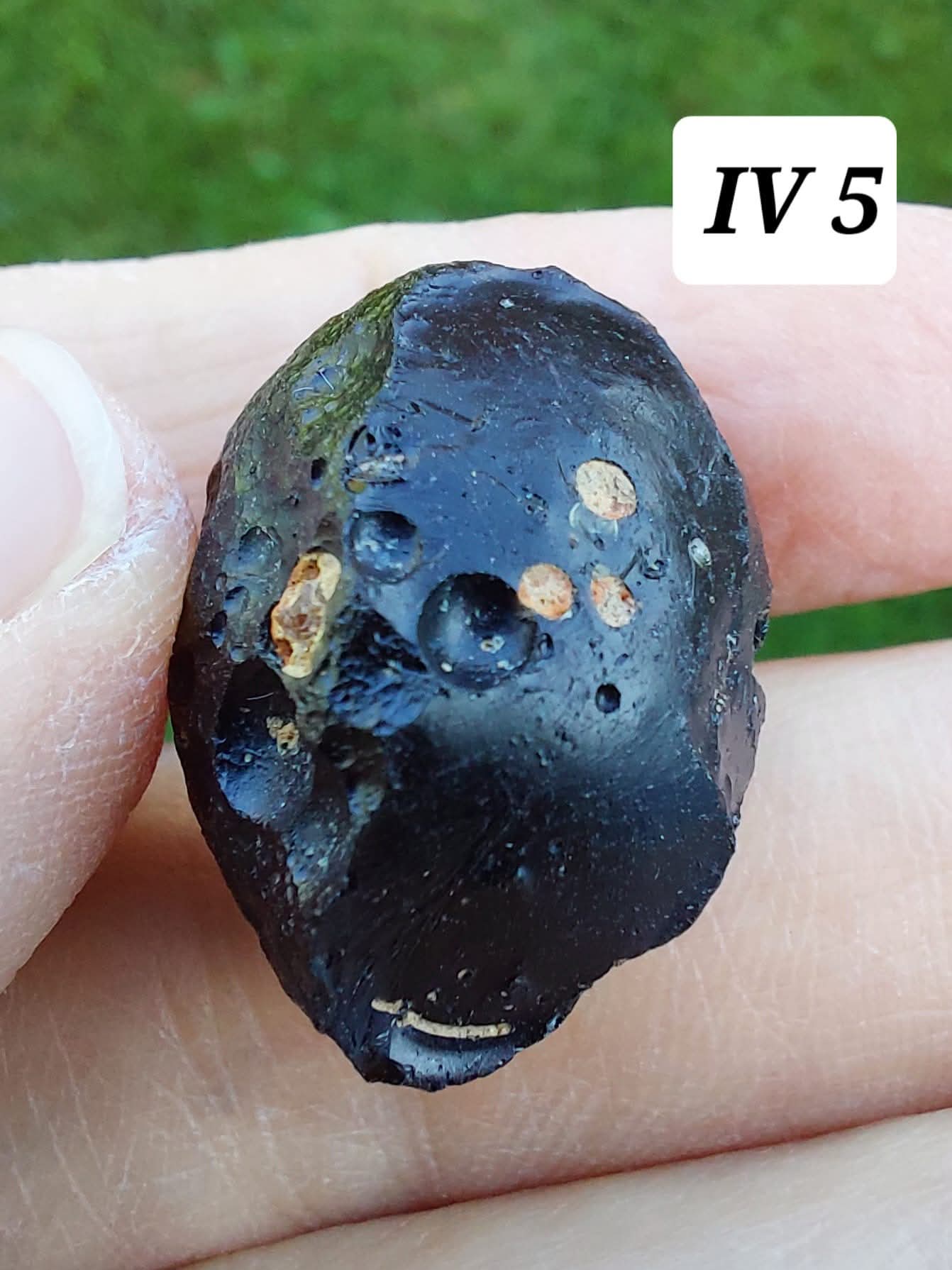 Ivory Coast (Ivorite), RAREST TEKTITE IN THE WORLD, 8.88g, Tektite (Ref: IV5)