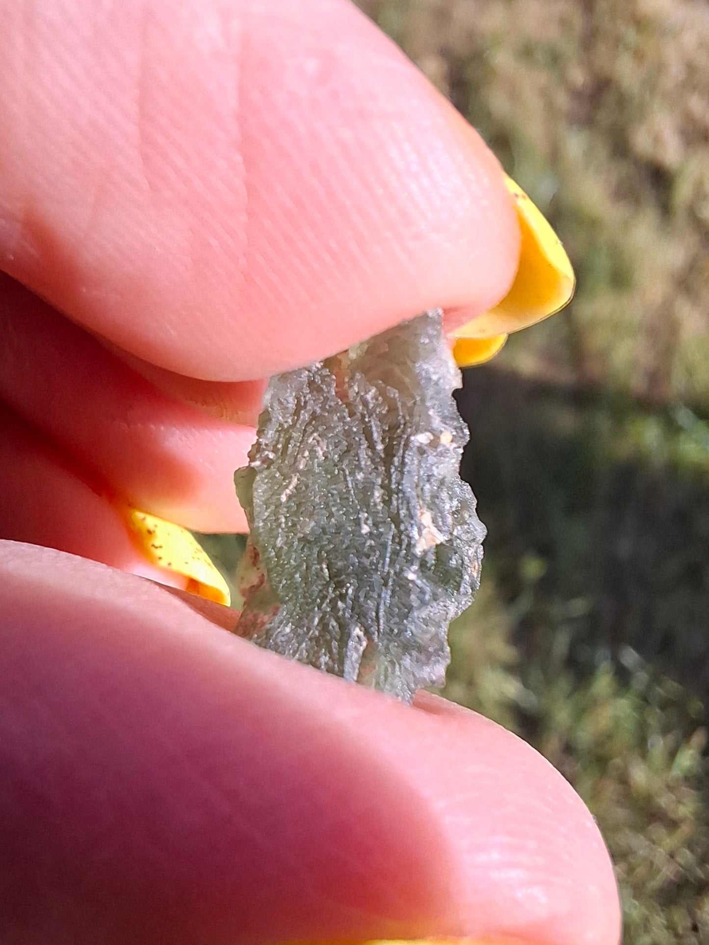 Moldavite Piece, 1.23g, Tektite (Ref: 1484)