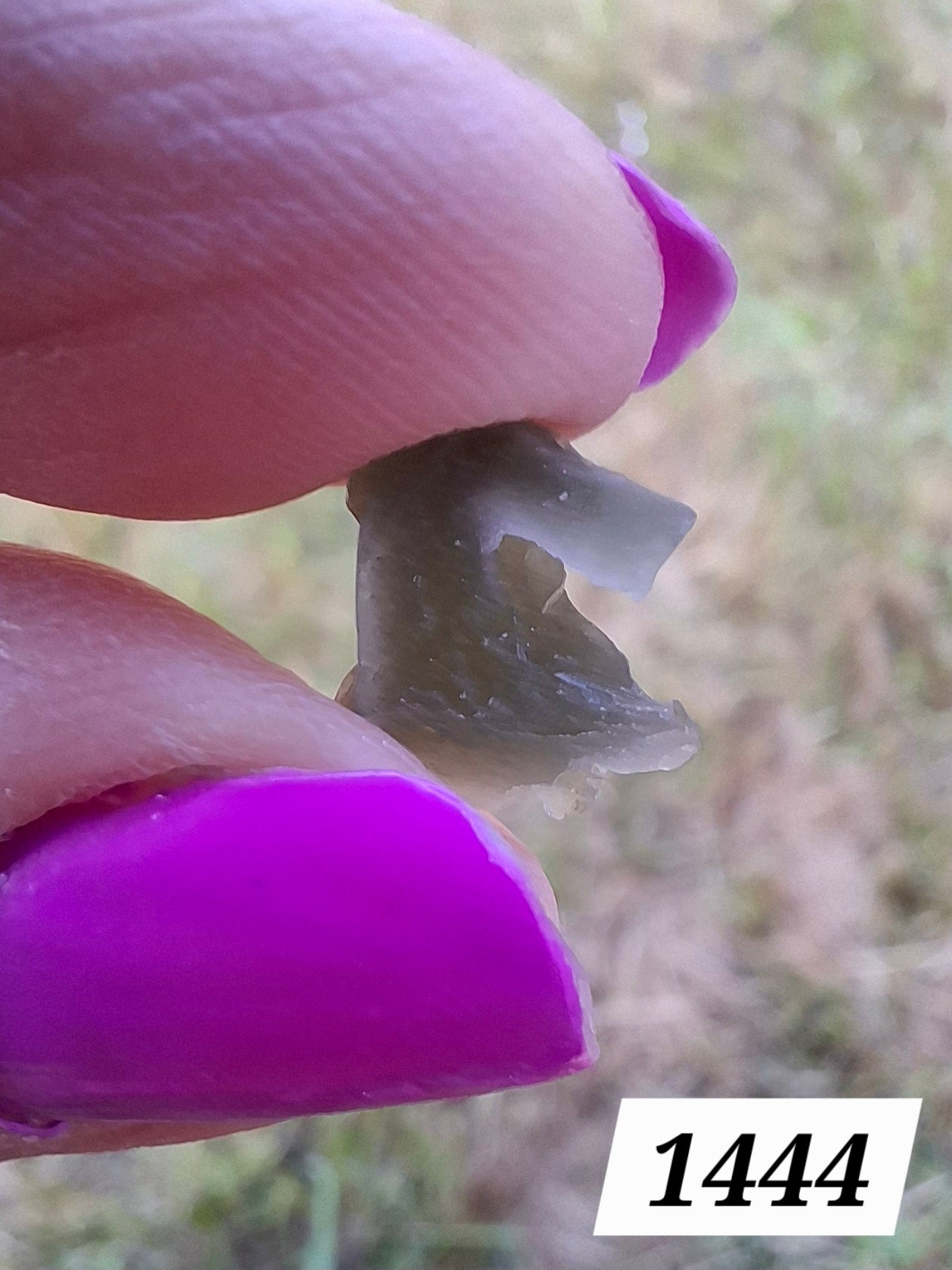 Moldavite Piece, 0.45g, Tektite (Ref: 1444)