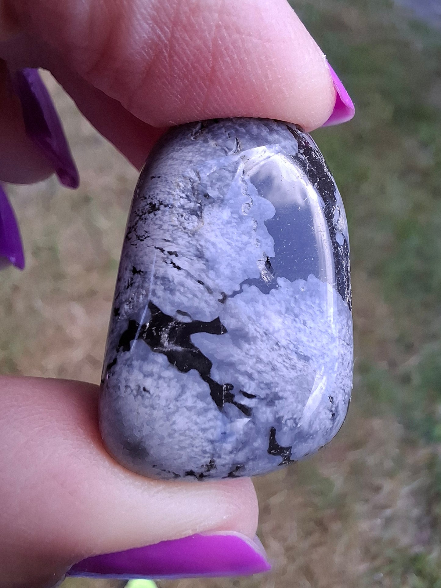 Snowflake Obsidian, Tumble Stone, Crystal (Ref: T97)