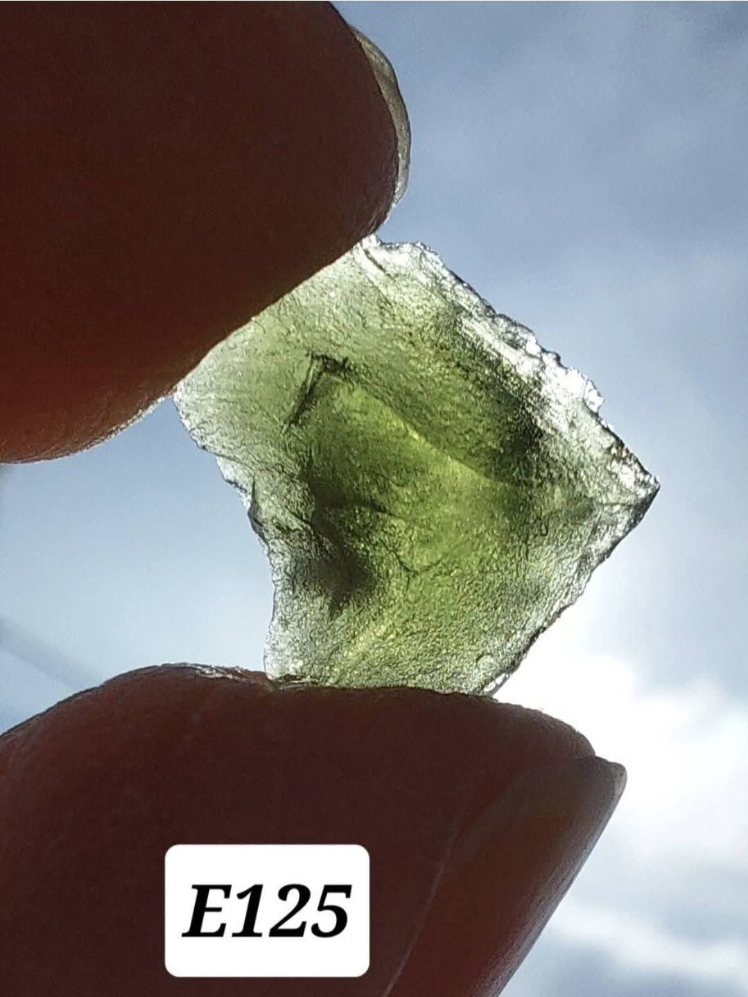 Moldavite Piece, 0.78g, Tektite (Ref: E125)