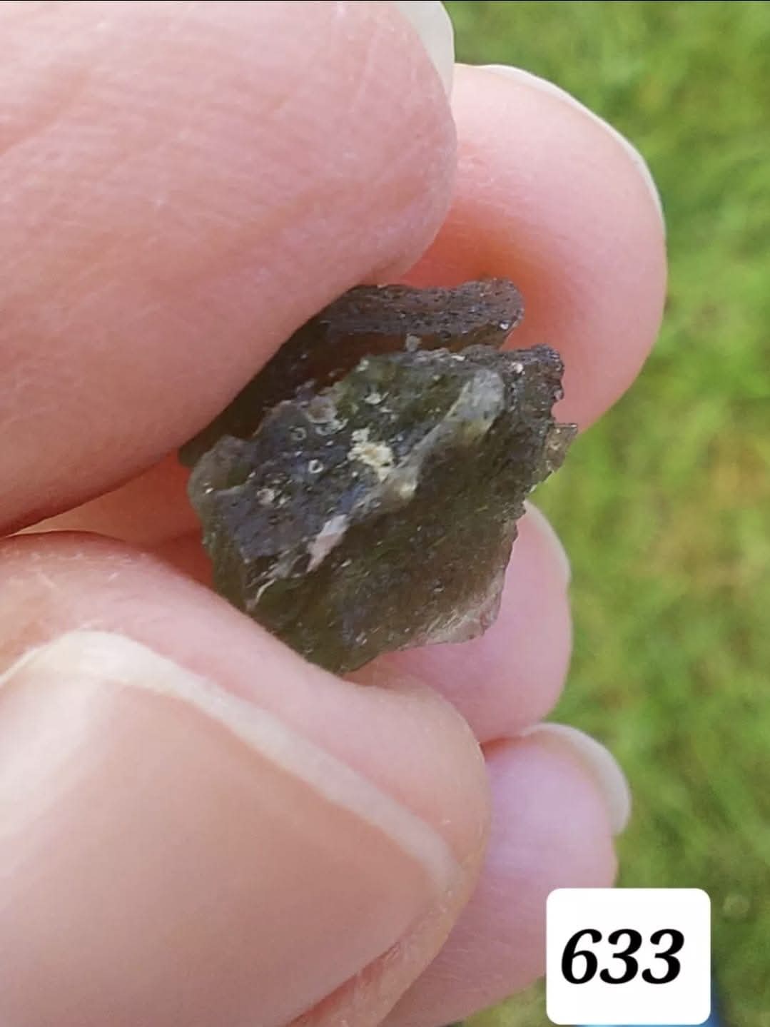Moldavite Piece, 1.00g, Tektite (Ref: 633)