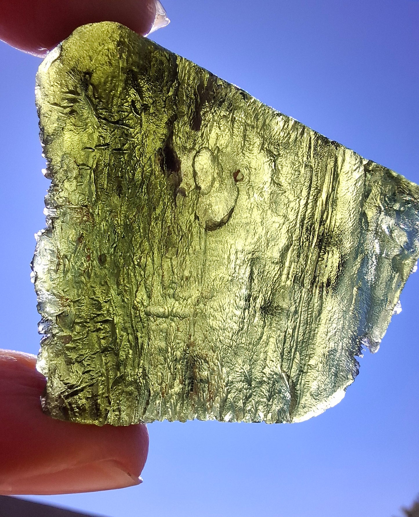 Moldavite Piece, NOVA HOSPODA, 18.15g, Tektite (Ref: 1041)