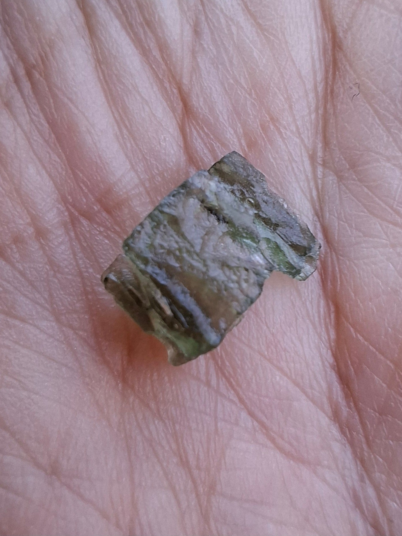 Moldavite Piece, 0.56g, Tektite (Ref: 1474)