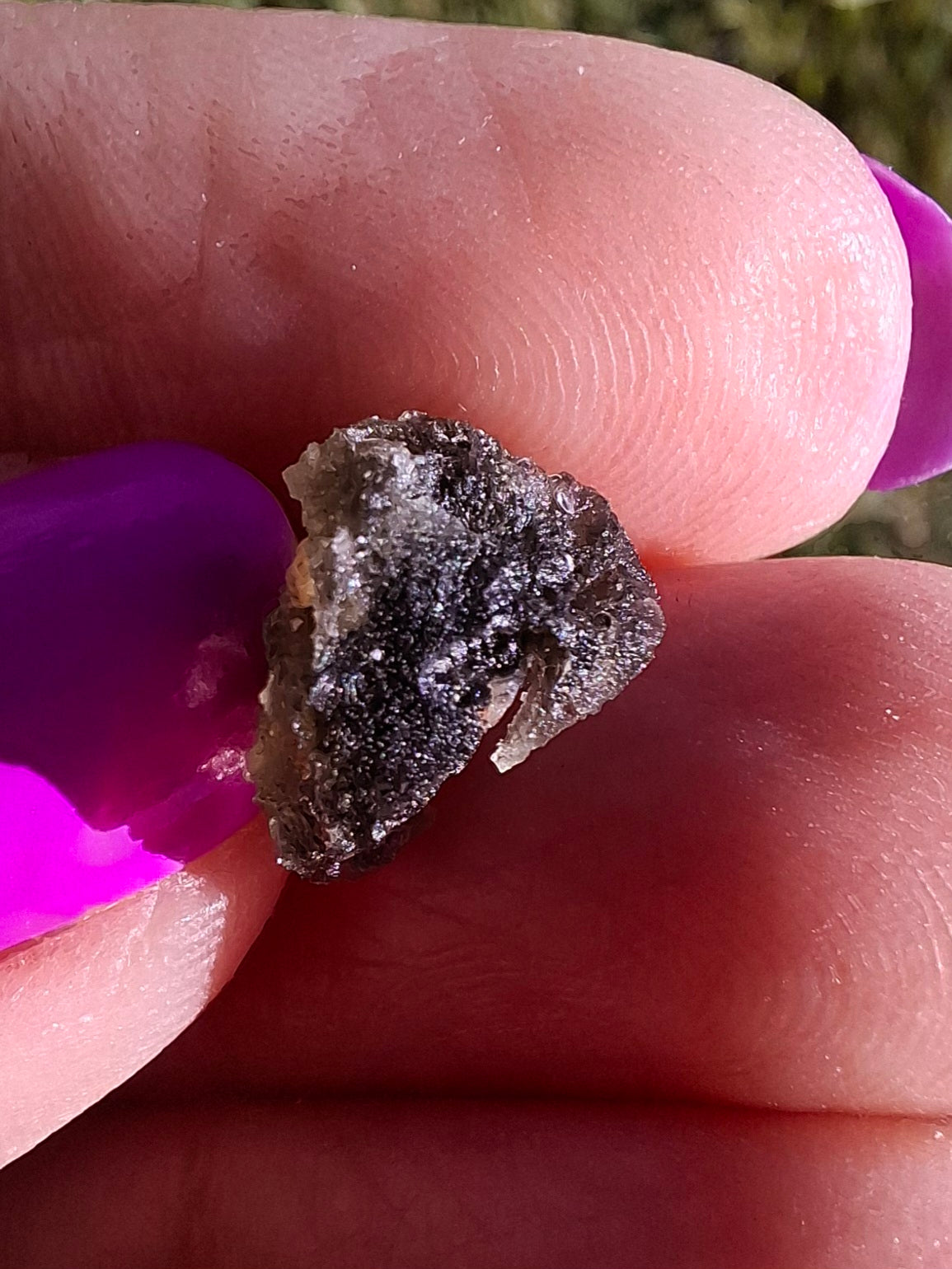 Moldavite Piece, 0.65g, Tektite (Ref: 1459)