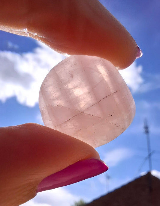 Rose Quartz, Tumble Stone, Crystal (Ref: T92)
