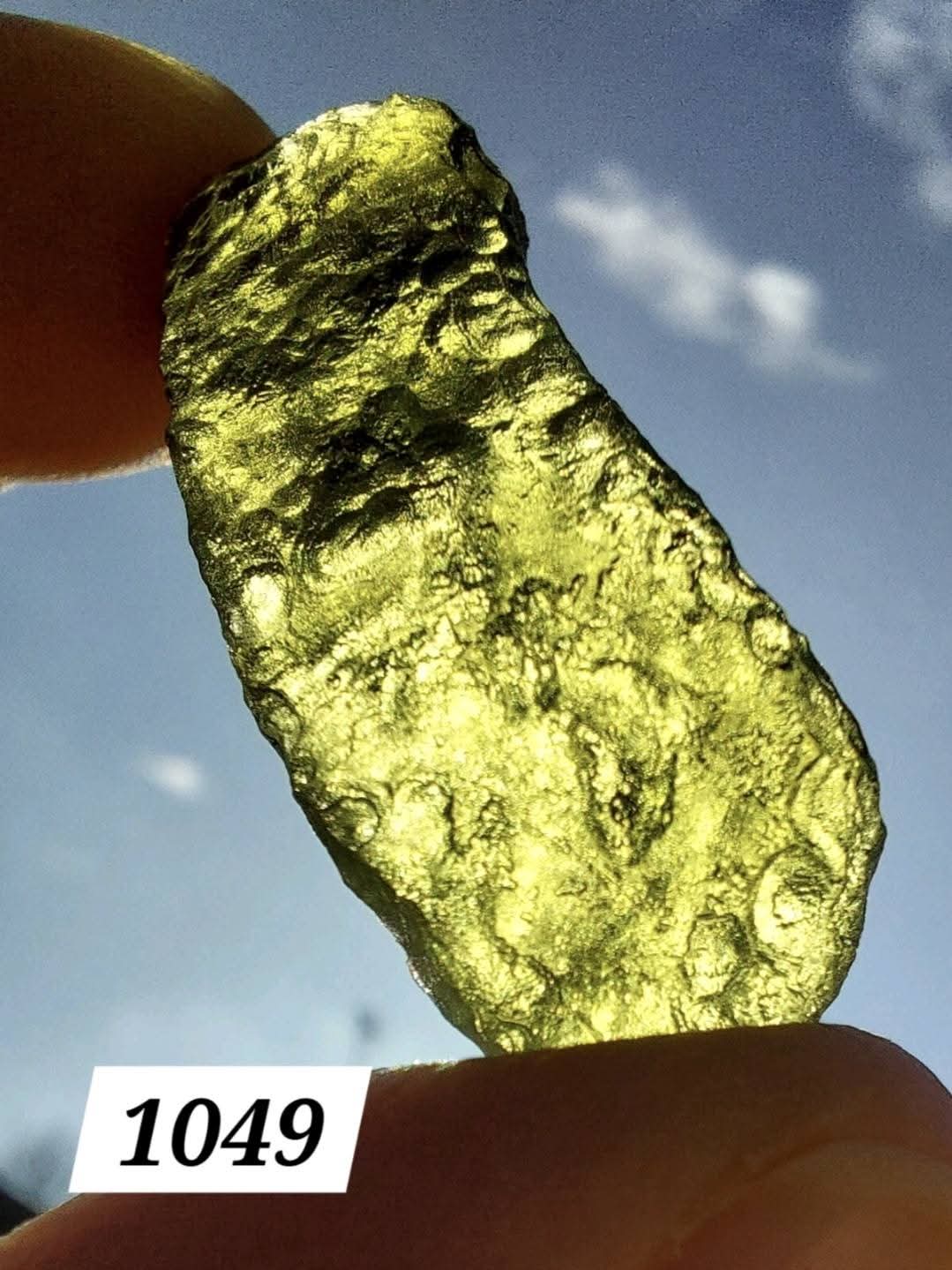 Moldavite Piece, NESMEN, 5.24g, Tektite (Ref: 1049)