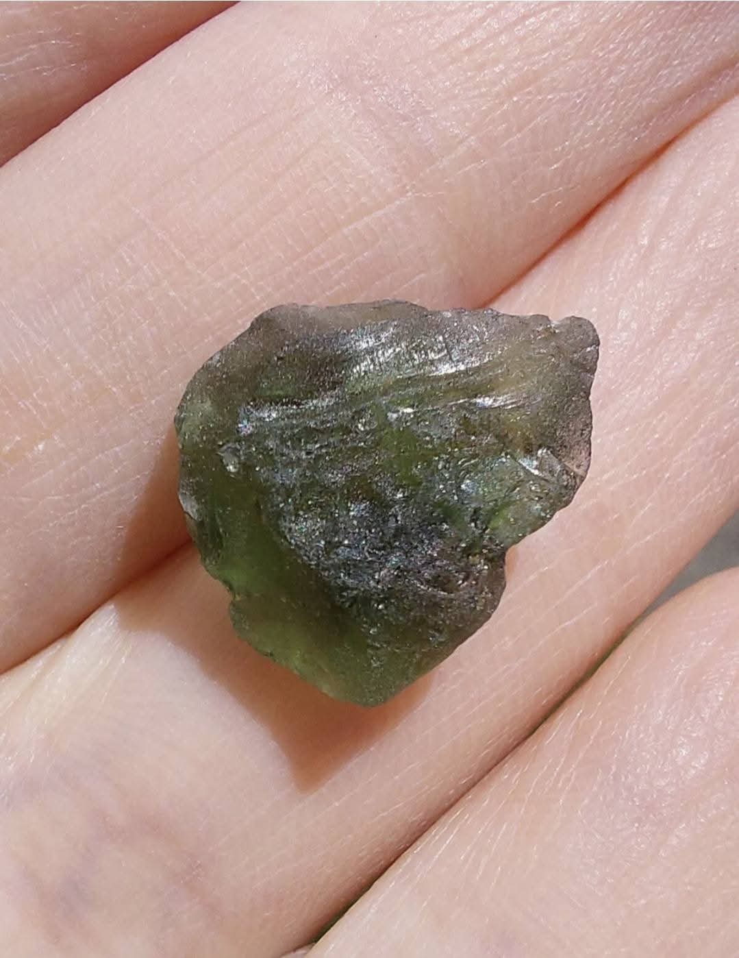 Moldavite Piece, 1.40g, Tektite (Ref: E219)