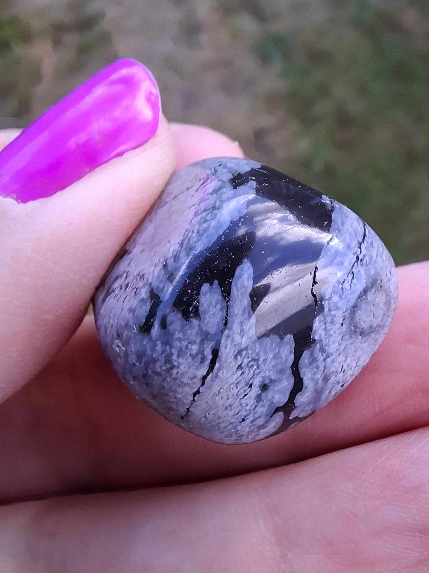 Snowflake Obsidian, Tumble Stone, Crystal (Ref: T97)