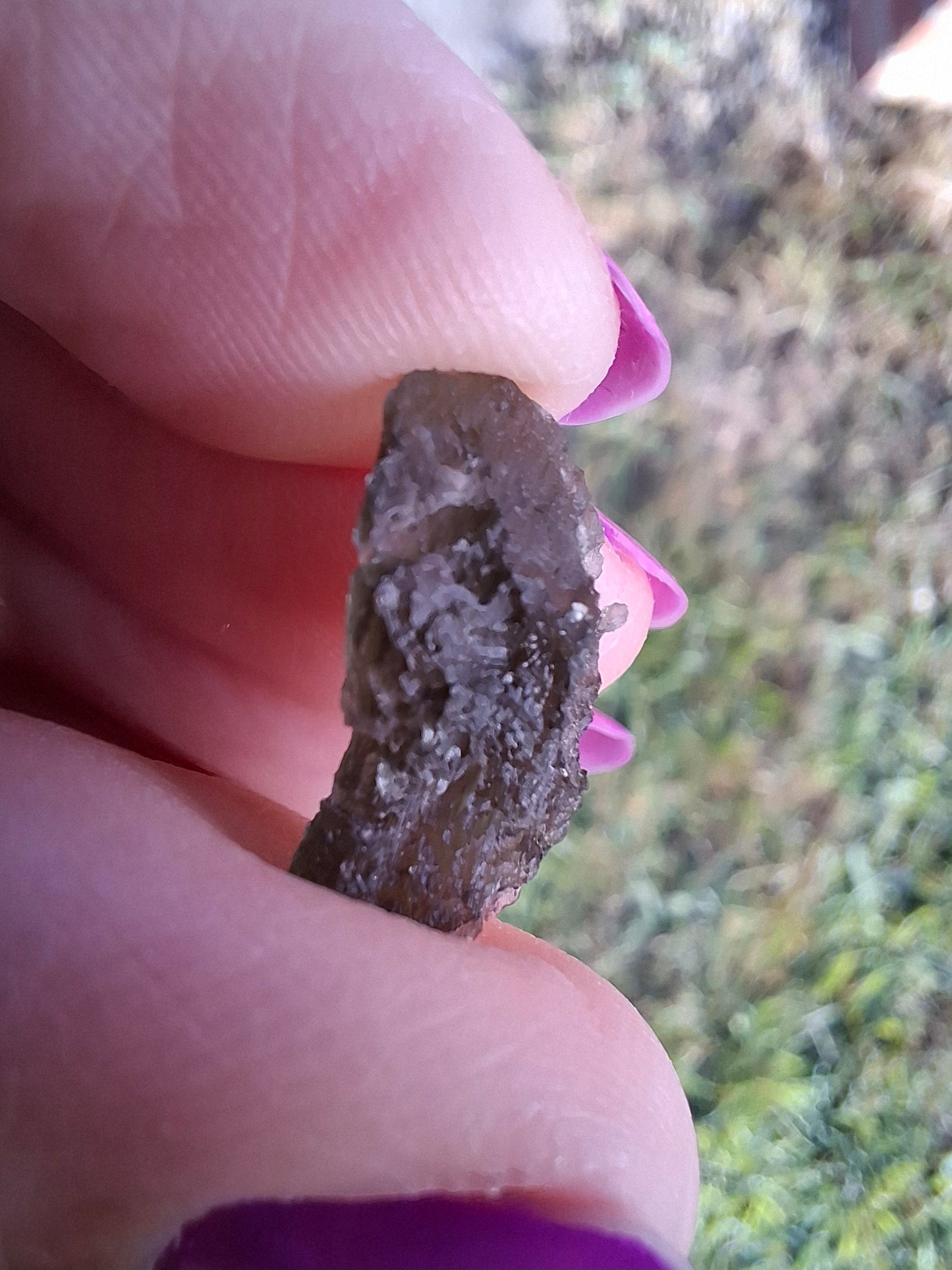 Moldavite Piece, 1.22g, Tektite (Ref: 1464)