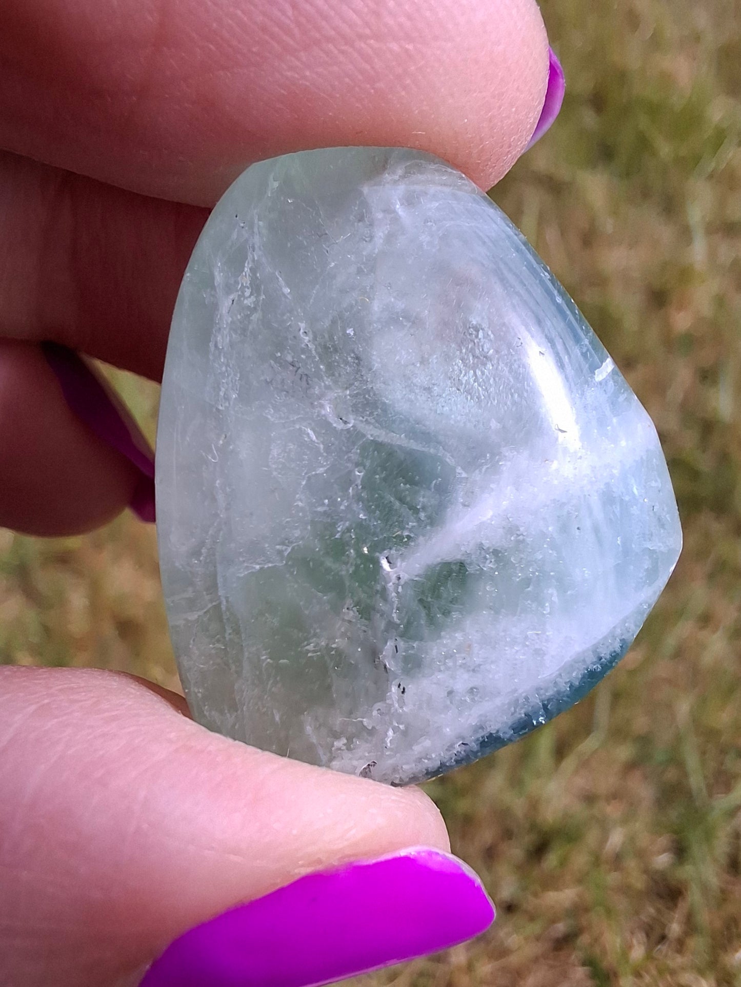 Fluorite, Tumble Stone, Crystal (Ref: T56)