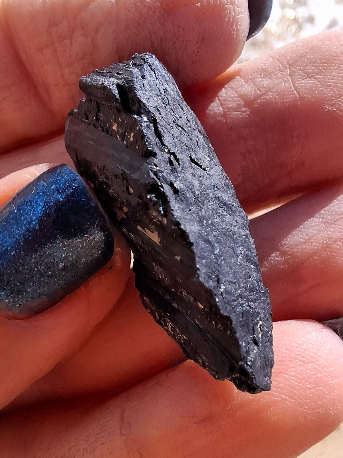 Black Tourmaline RAW, 8.73g, Crystal (Ref: RBT8)