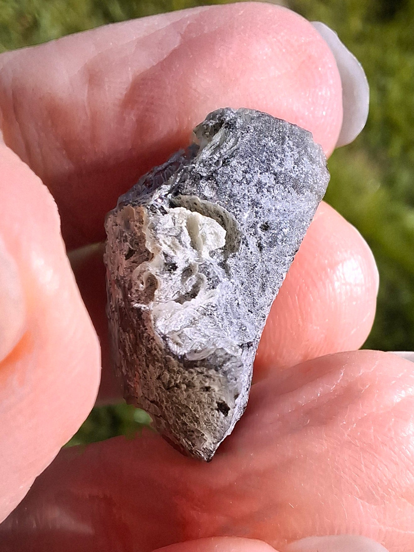 Moldavite Piece, SNOWFLAKE, FROSTED, BARTOCHOV, 4.30g, Tektite (Ref: 1363)