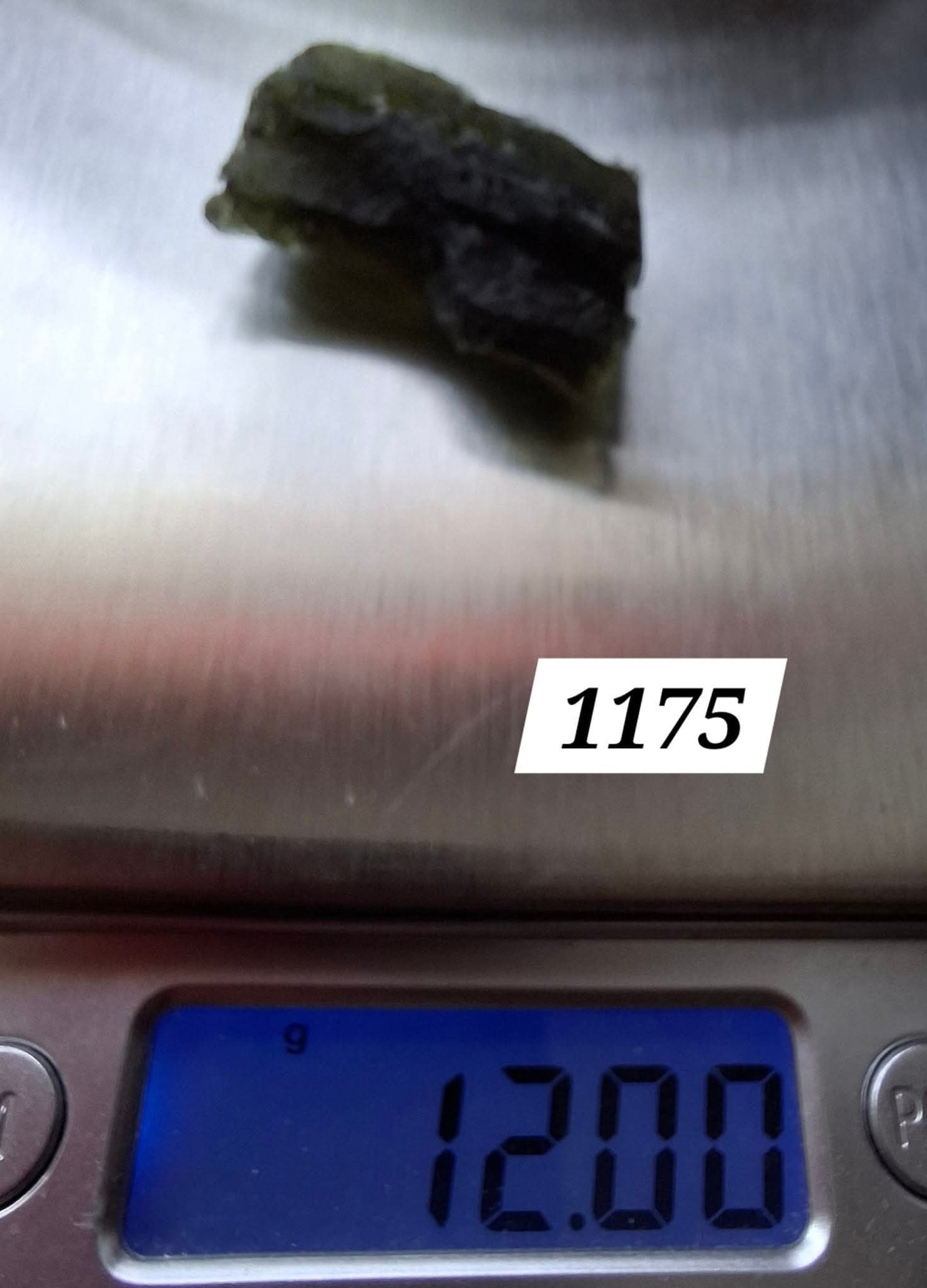 Moldavite Piece, JAKULE, 12.00g, Tektite (Ref: 1175)