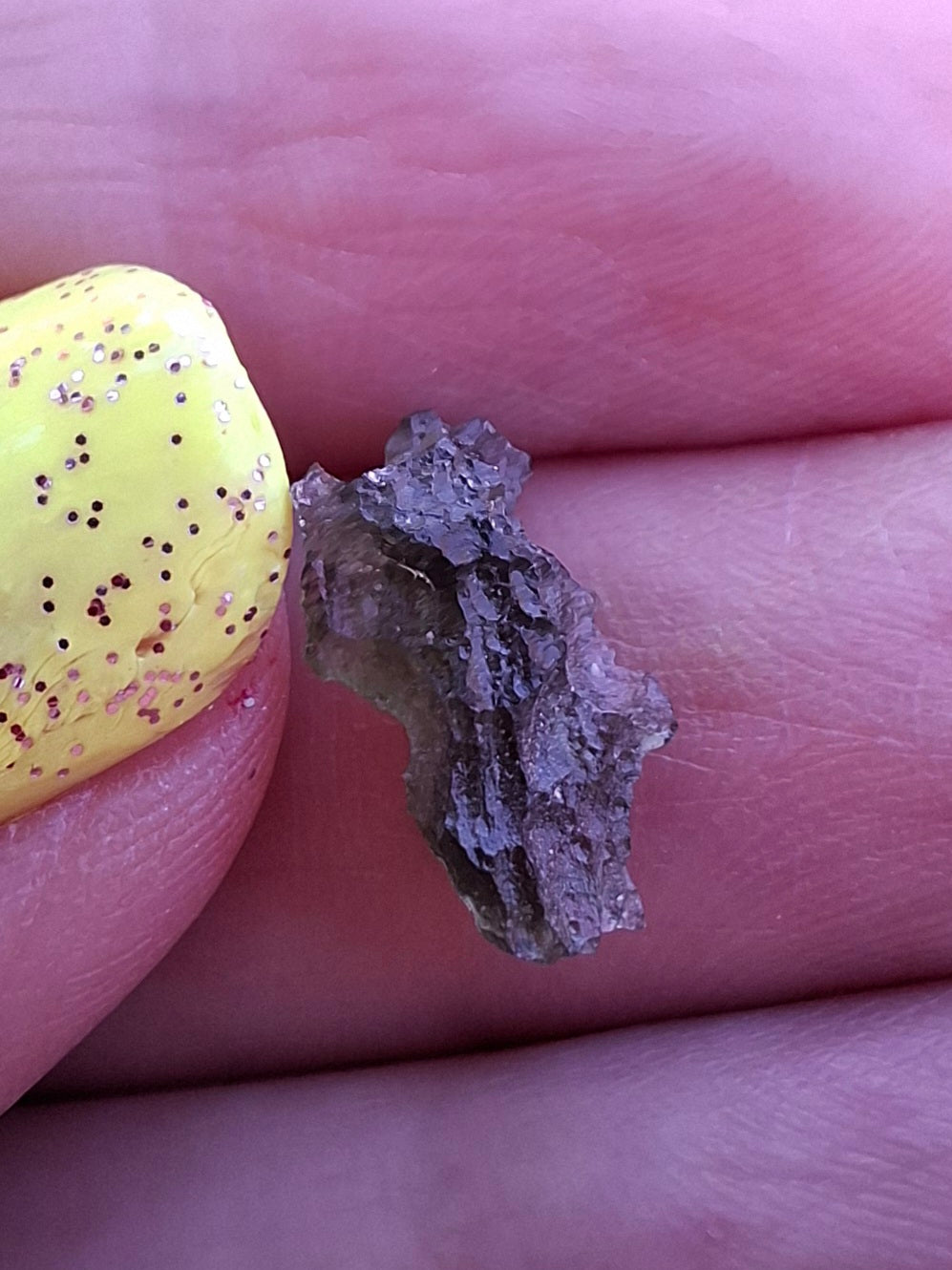 Moldavite small Piece, 0.34g, Tektite (Ref: 1476)