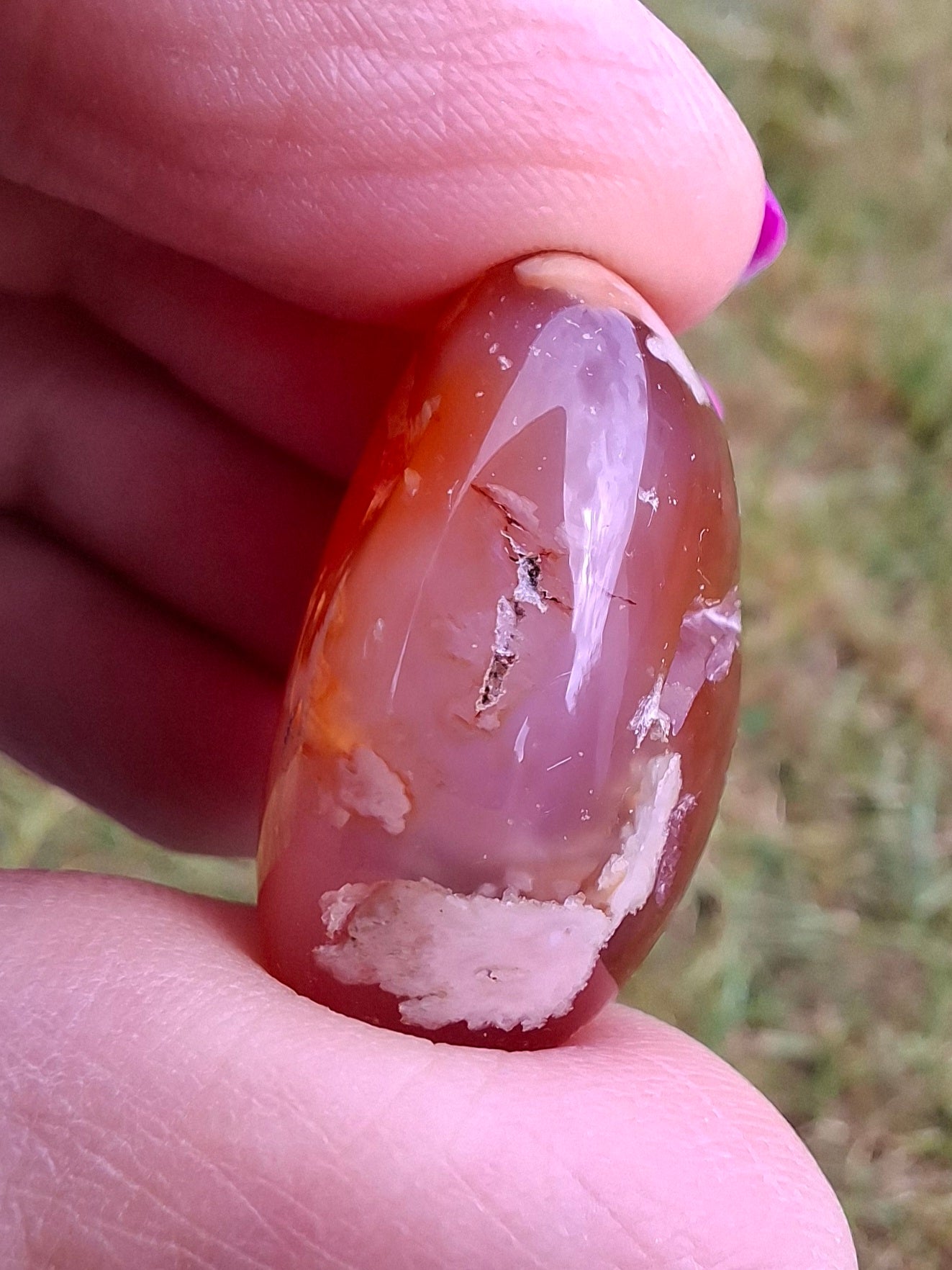 Carnelian, Tumble Stone, Crystal (Ref: T61)