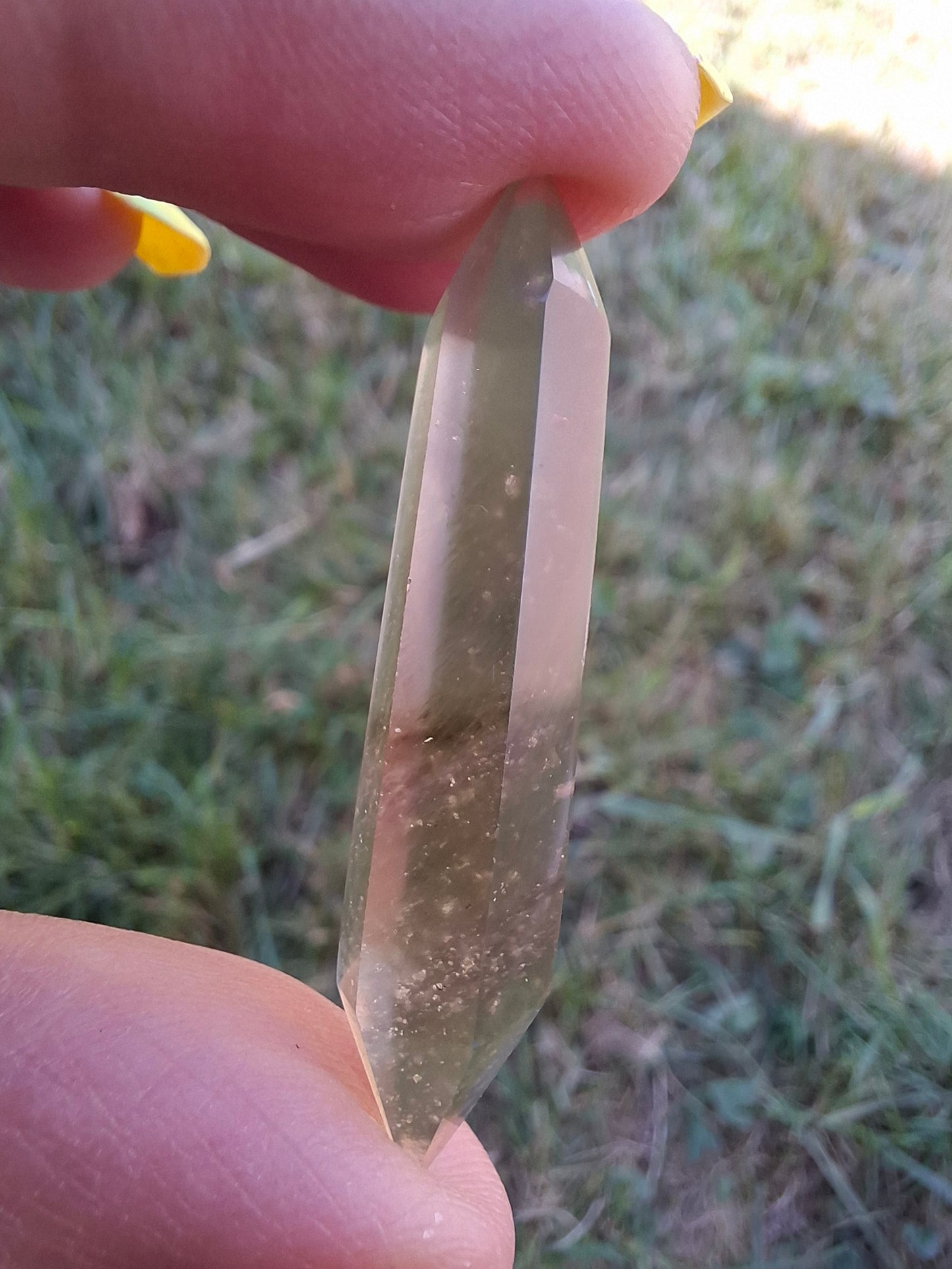 Libyan Desert Glass DT Carving, 4.71g, Tektite (Ref: LDT9)