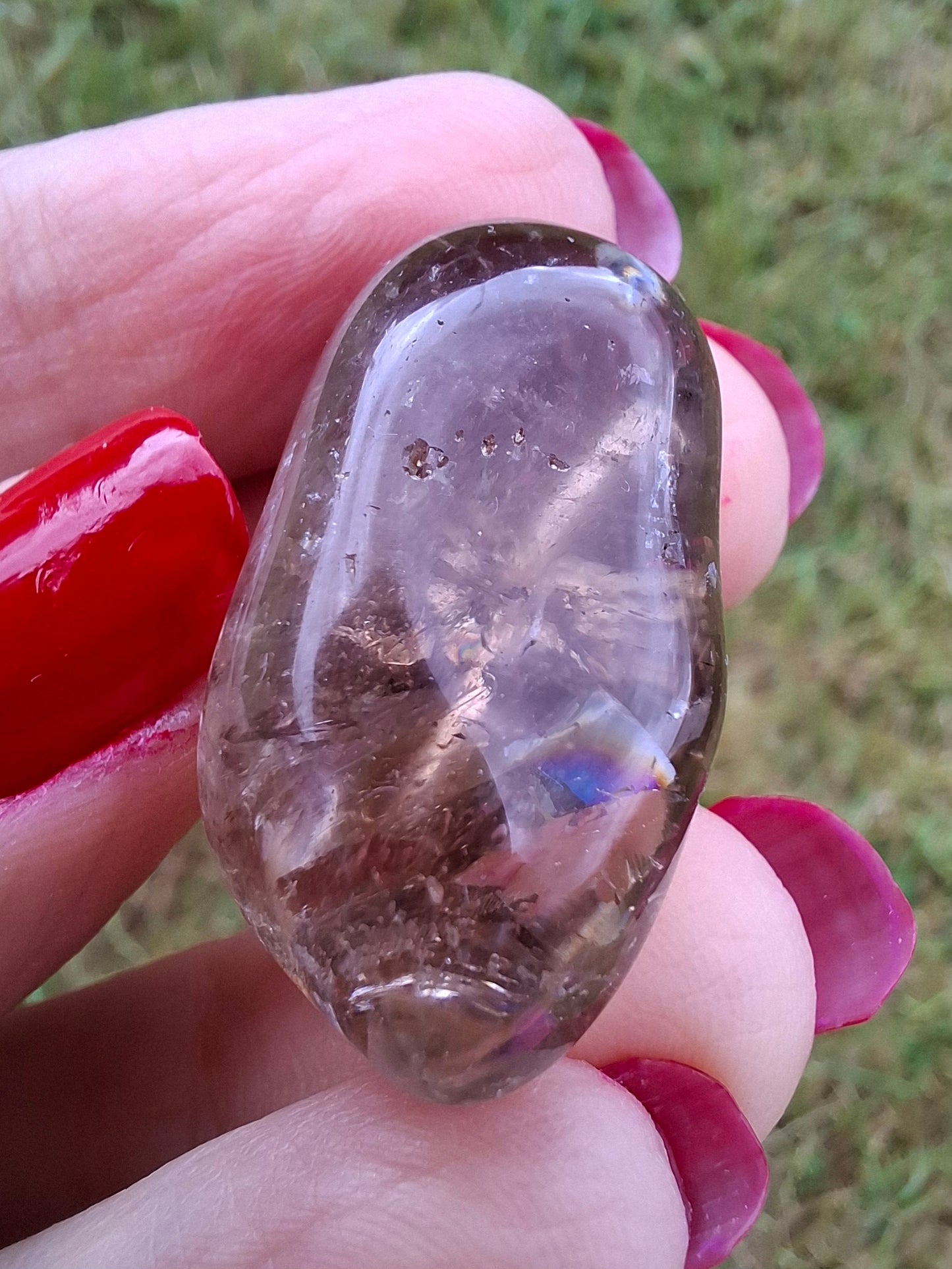 Smoky Quartz, Tumble Stone, Crystal (Ref: T104)