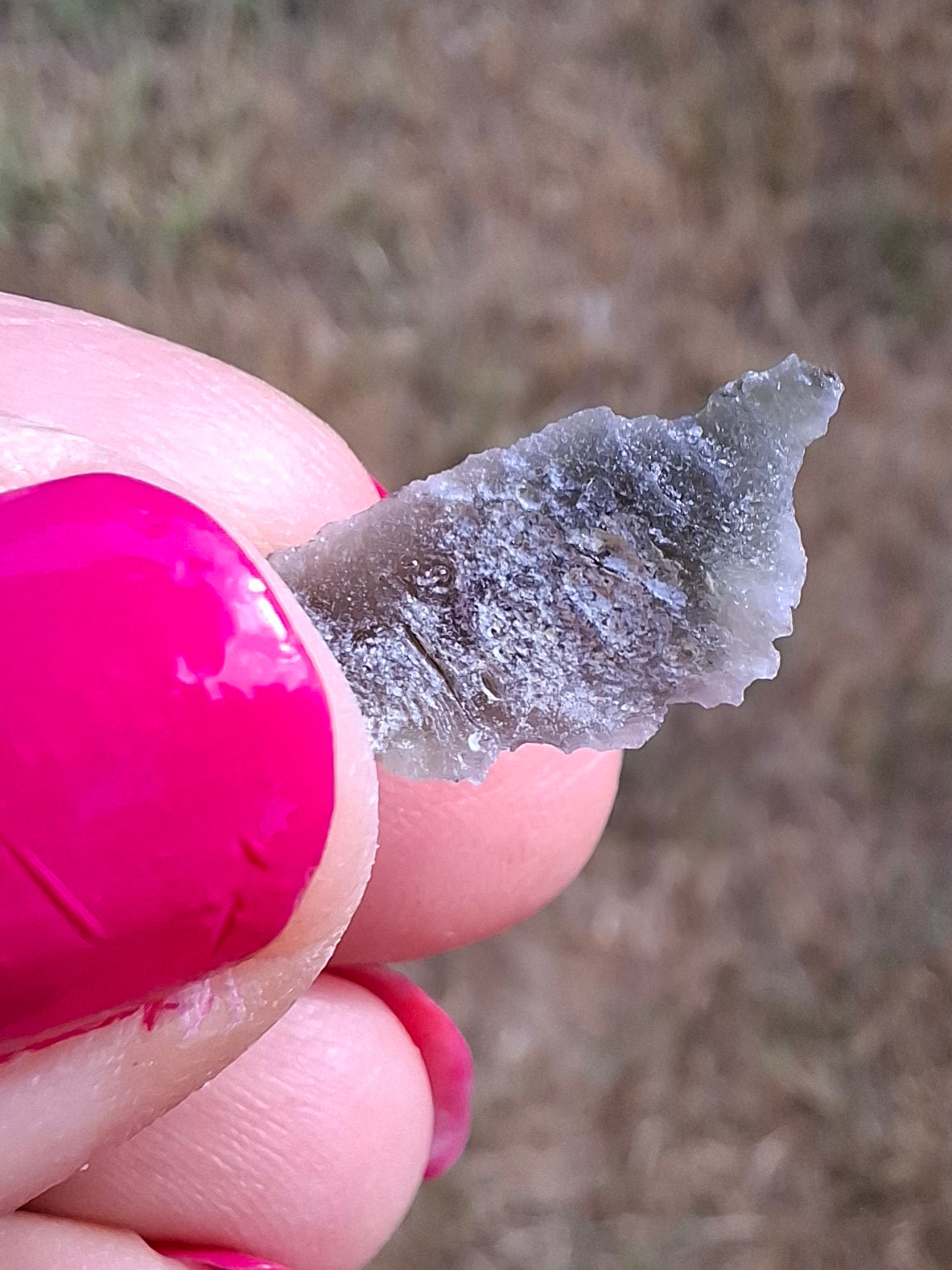 Moldavite Piece, SNOWFLAKE, FROSTED, BRUSNA, Tektite (Ref: 1491)