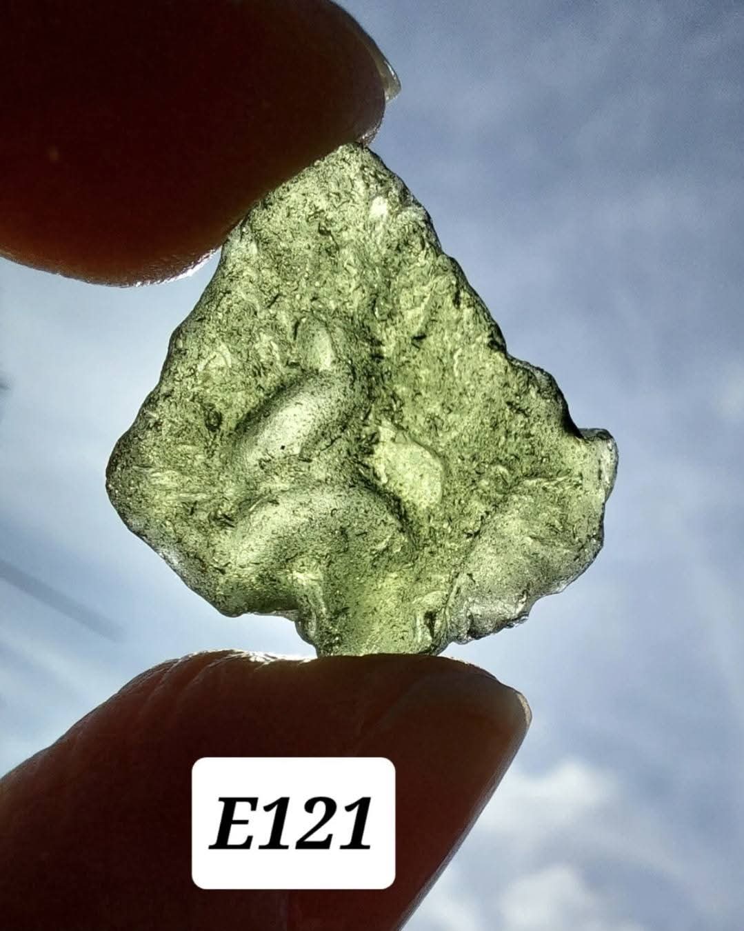 Moldavite Piece, 2.78g, Tektite (Ref: E121)