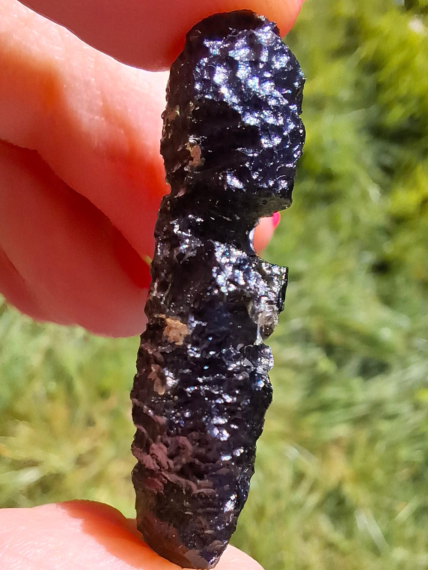 Moldavite Piece, CHLUM, 11.18g, Tektite (Ref: 1166)