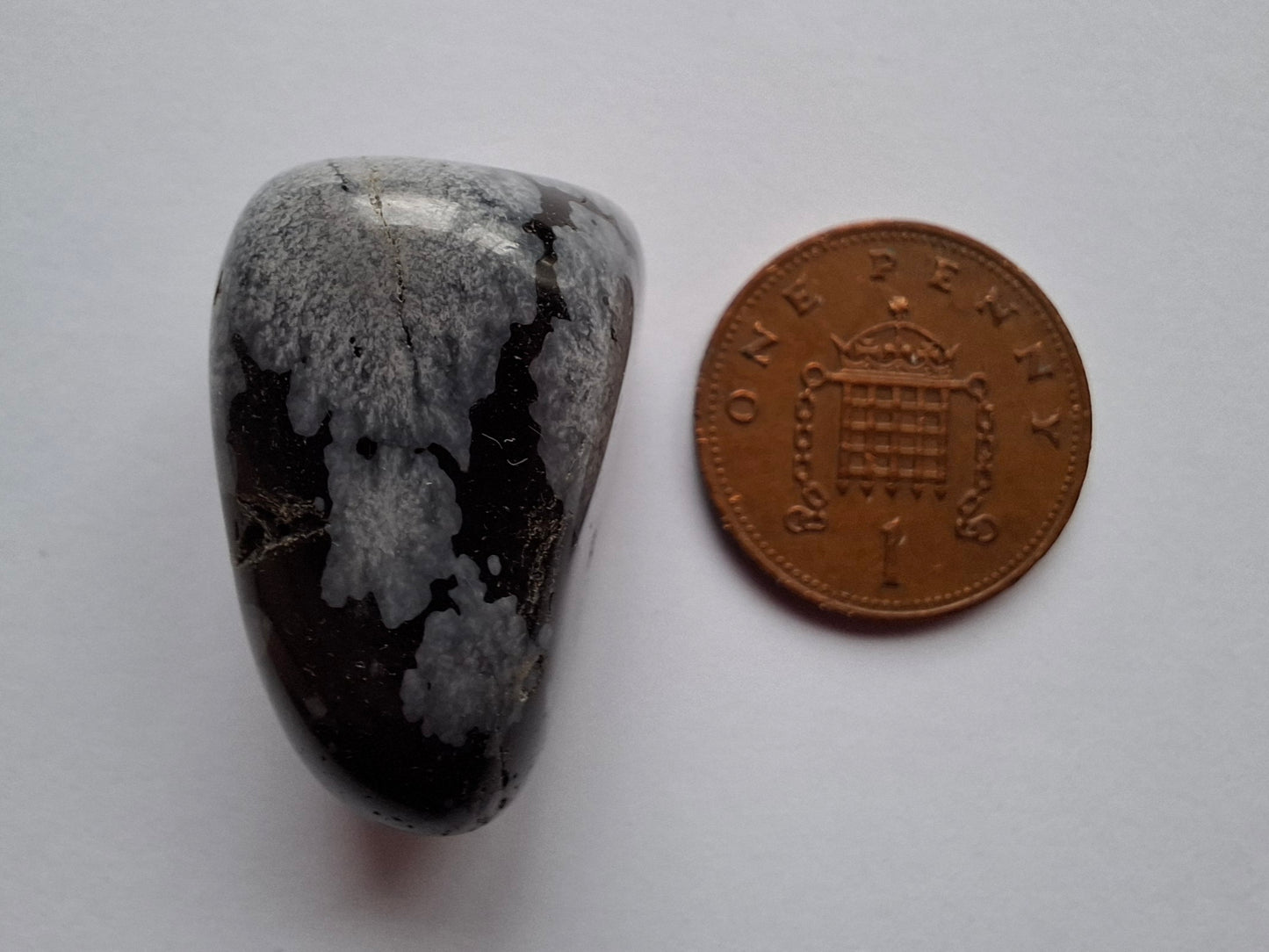 Snowflake Obsidian, Tumble Stone, Crystal (Ref: T97)