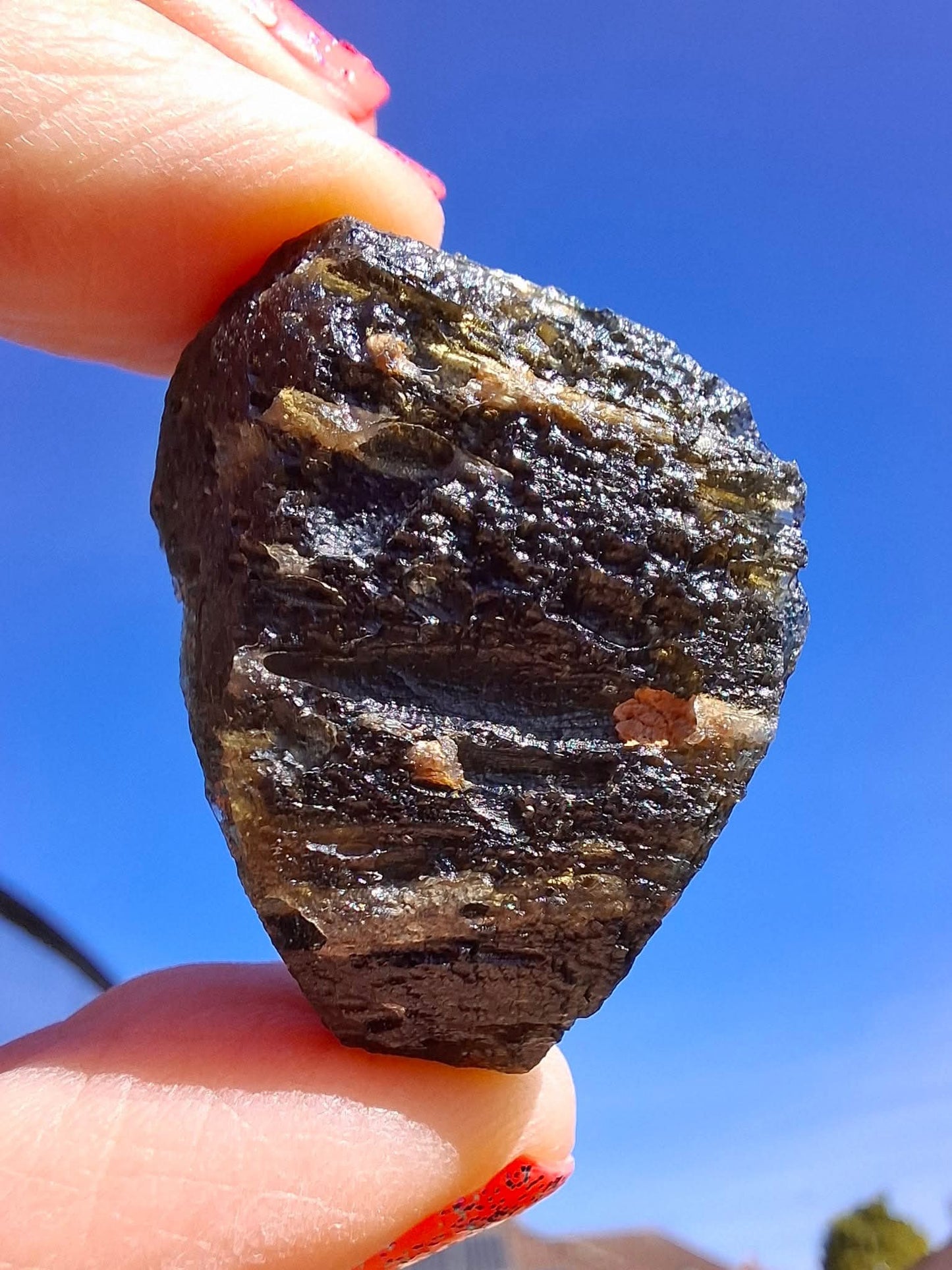 Moldavite Piece, JAKULE, 11.41g, Tektite (Ref: 1176)