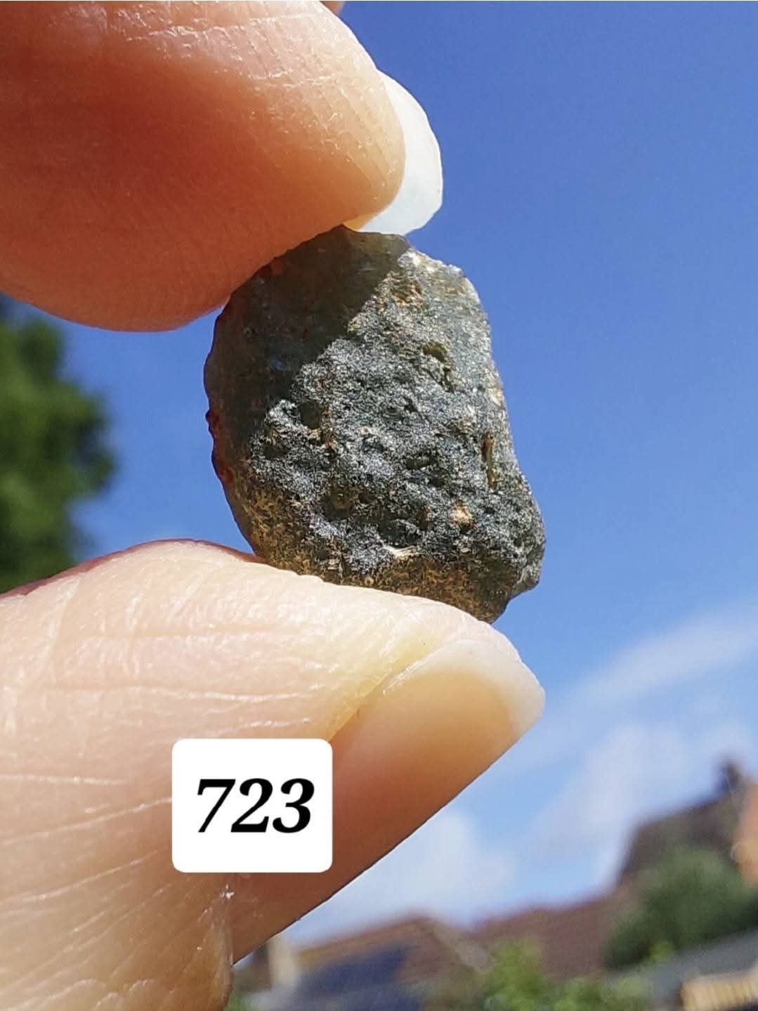 Moldavite Piece, 1.14g, Tektite (Ref: 723)