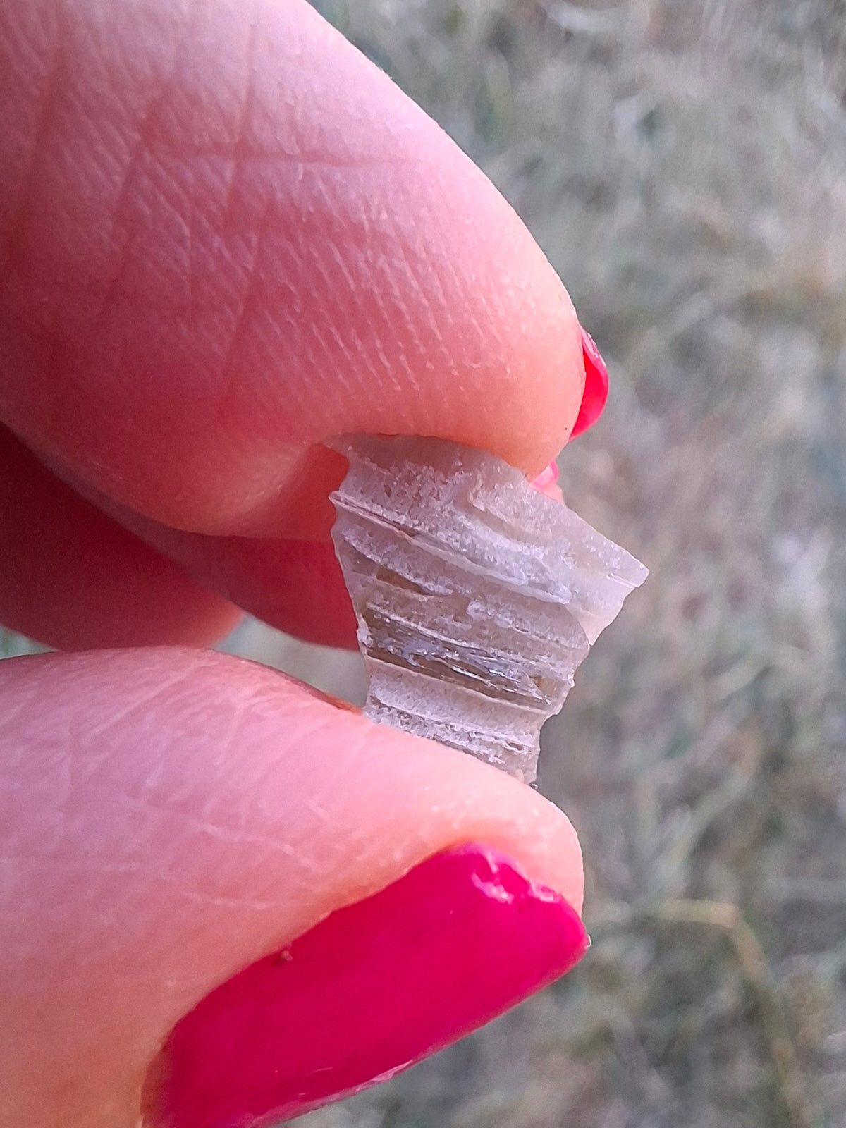 Moldavite Piece, SNOWFLAKE, FROSTED, BRUSNA, 0.28g, Tektite (Ref: 1504)