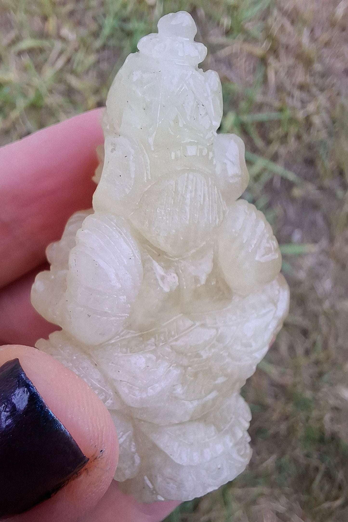 Libyan Desert Glass GANESHA craving, 31.21g, Tektite (Ref: Ganesha2)