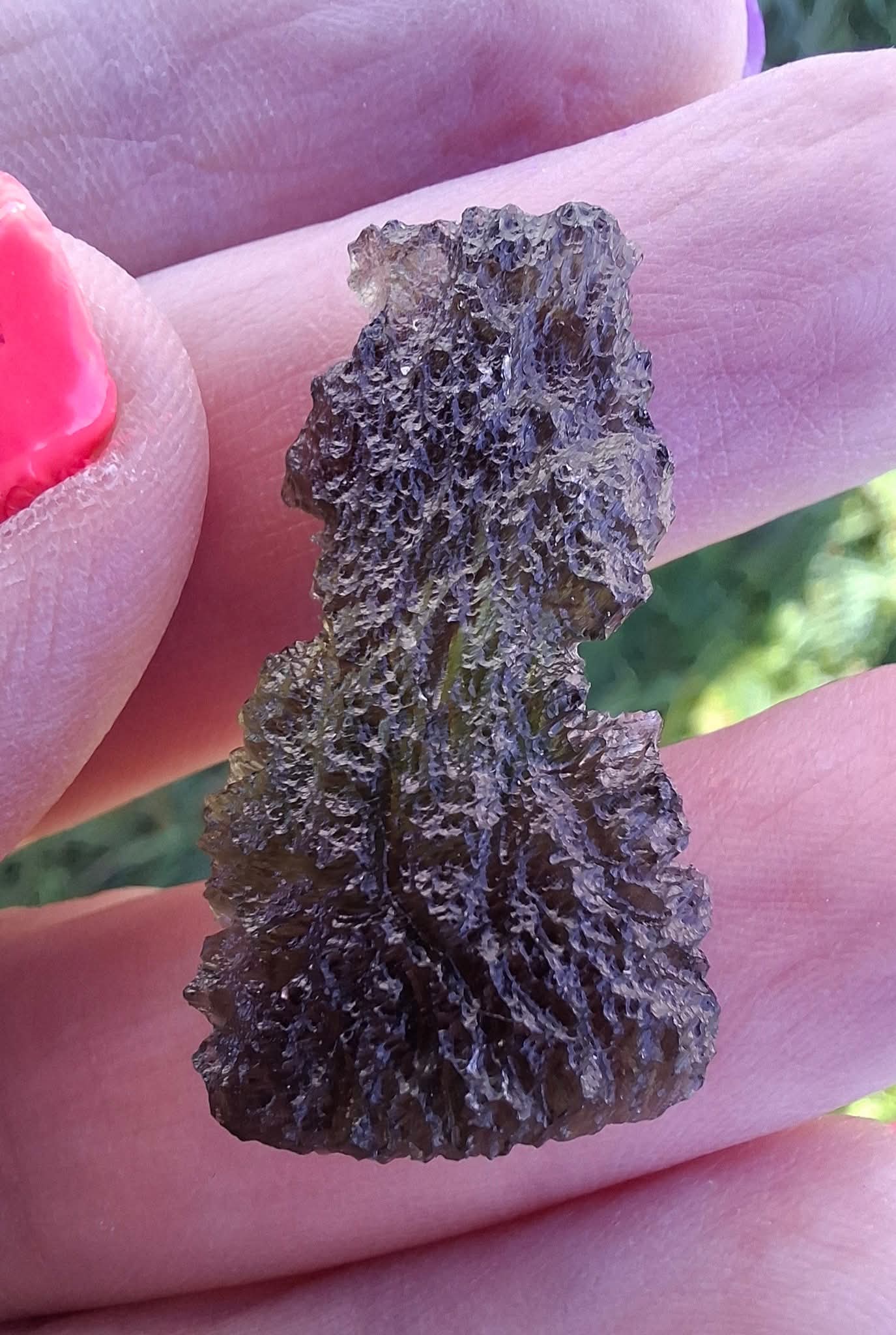 Moldavite Piece, PARYZ, 3.65g, Tektite (Ref: 1299)