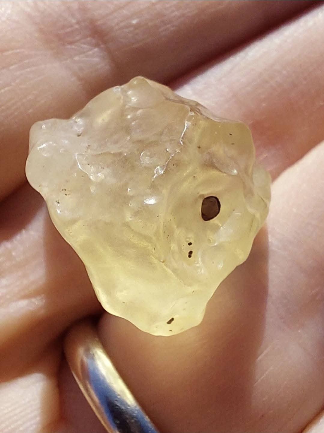 Libyan Desert Glass Piece, 5.58g, Tektite